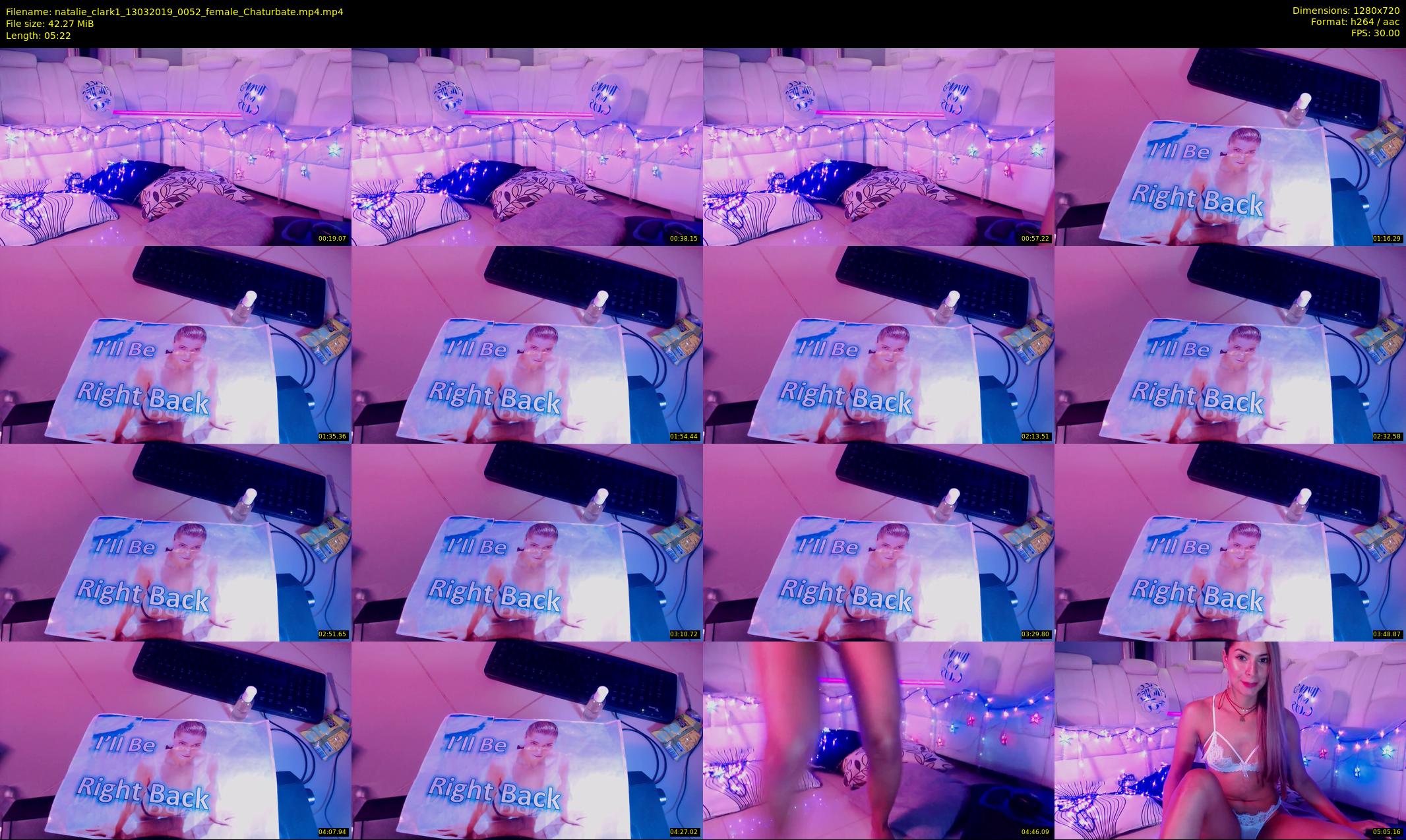 natalie_clark1 — 6 minute Chaturbate female cam show recording, 720p, Mar 13, 2019