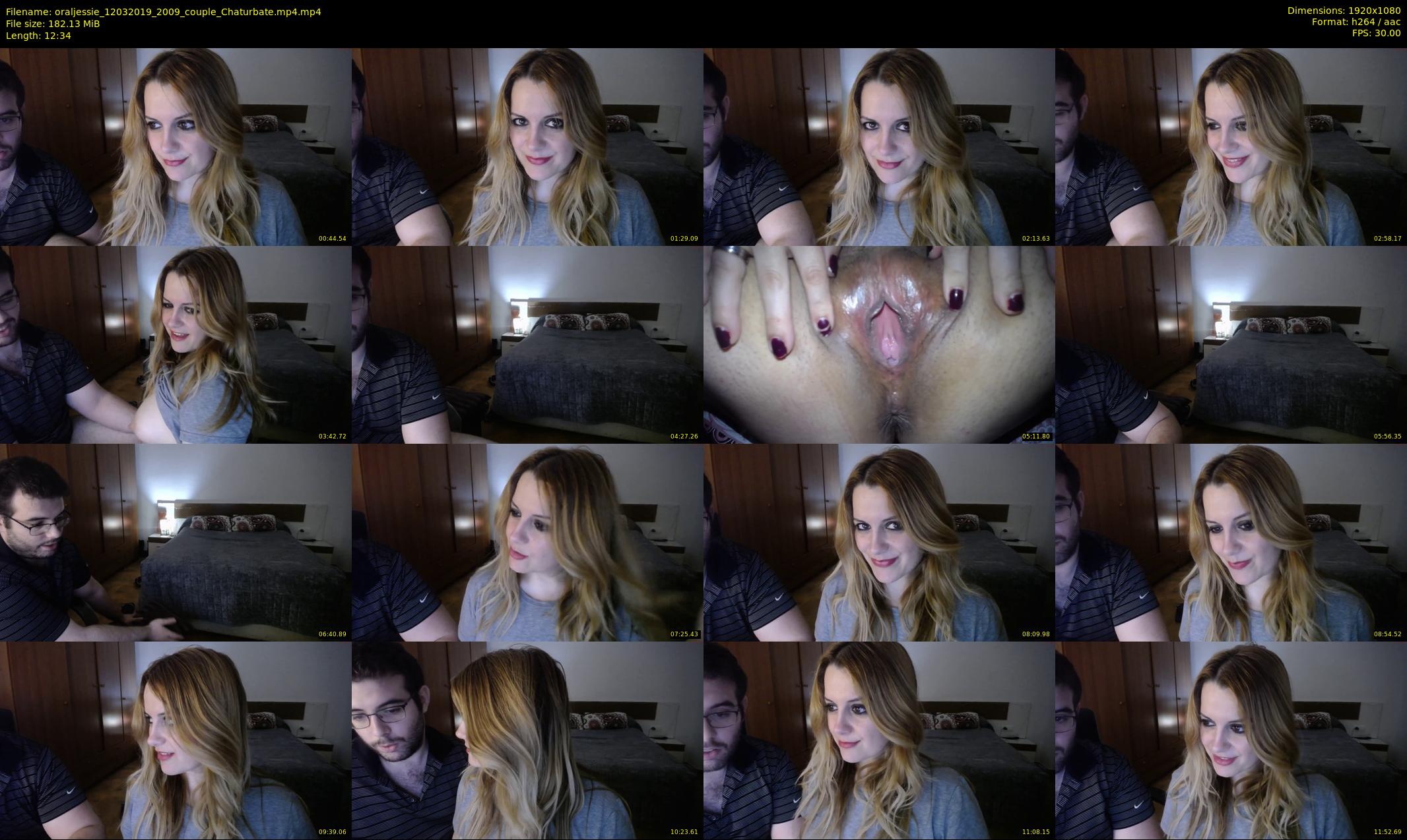 oraljessie — 13 minute Chaturbate couple cam show recording, 1080p, Mar 12, 2019