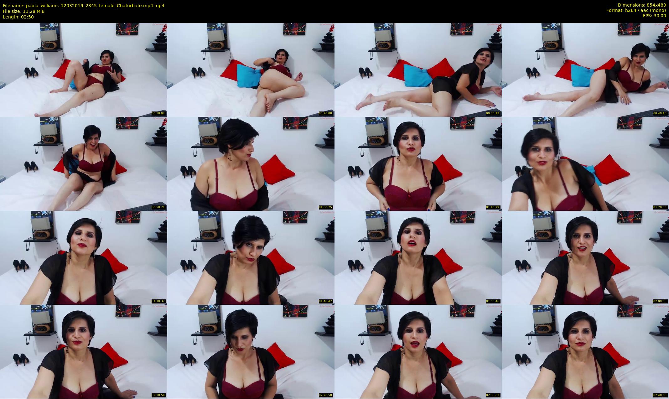 paola_williams — 3 minute Chaturbate female cam show recording, 480p, Mar 12, 2019