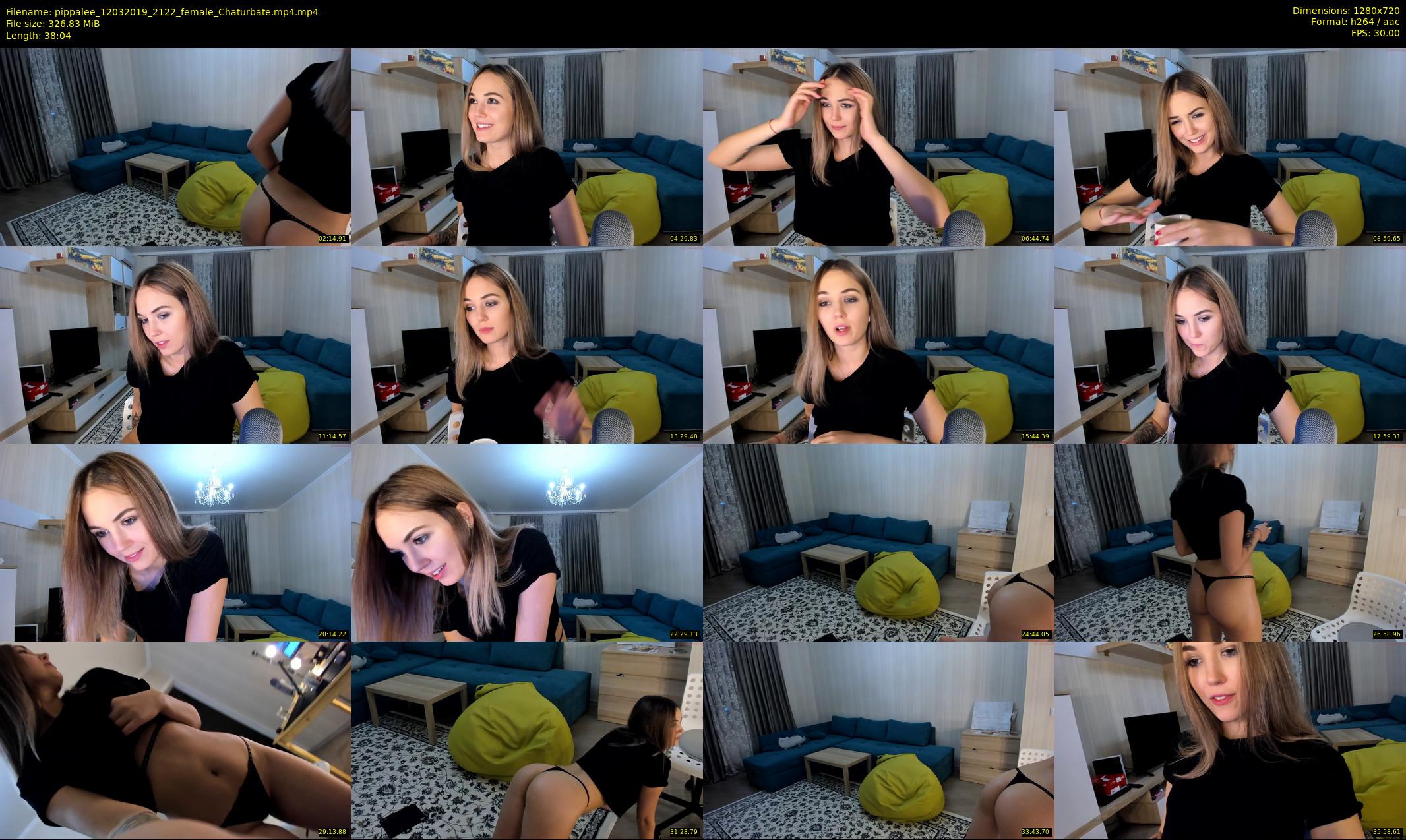 pippalee — 39 minute Chaturbate female cam show recording, 720p, Mar 12, 2019