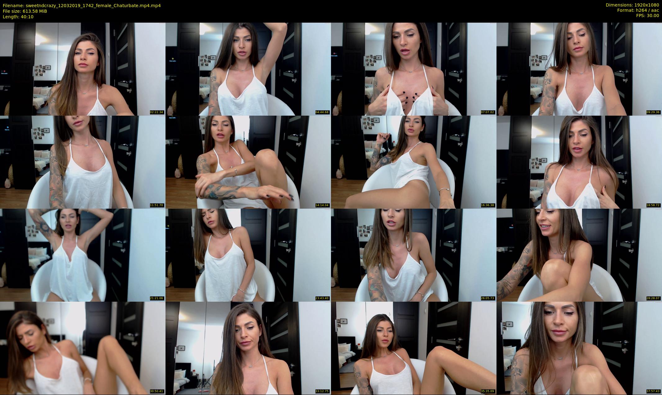 sweetndcrazy — 41 minute Chaturbate female cam show recording, 1080p, Mar 12, 2019