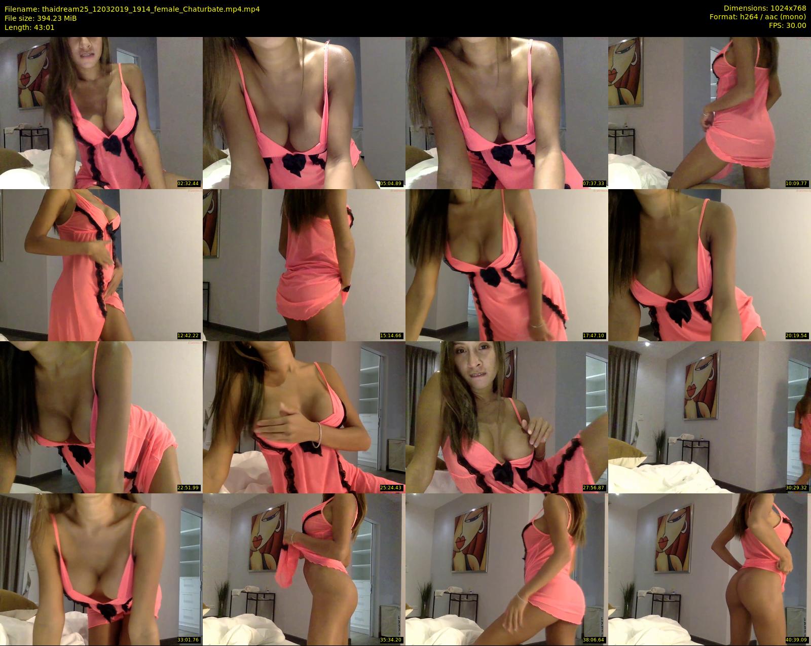 thaidream25 — 44 minute Chaturbate female cam show recording, 720p, Mar 12, 2019