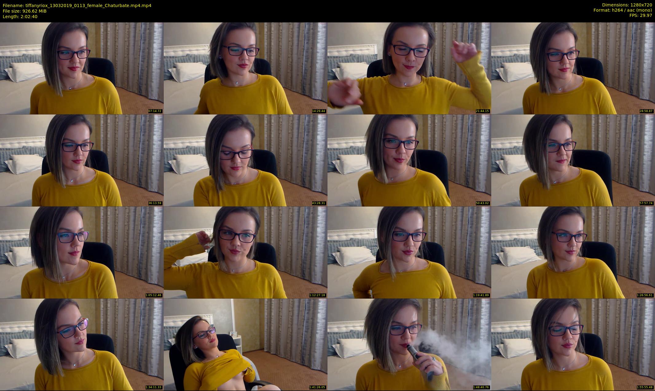 tiffanyriox — 123 minute Chaturbate female cam show recording, 720p, Mar 13, 2019