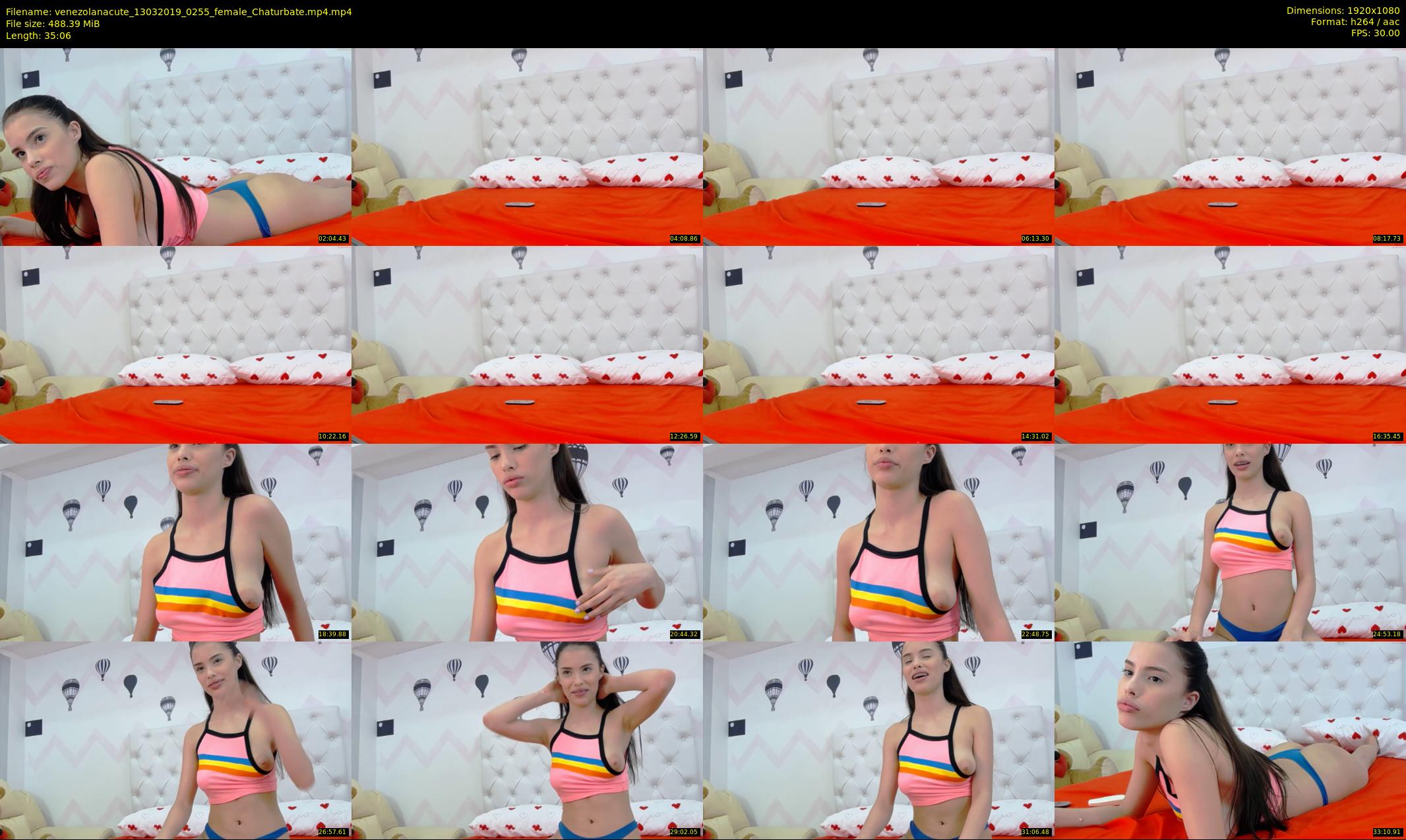 venezolanacute — 36 minute Chaturbate female cam show recording, 1080p, Mar 13, 2019