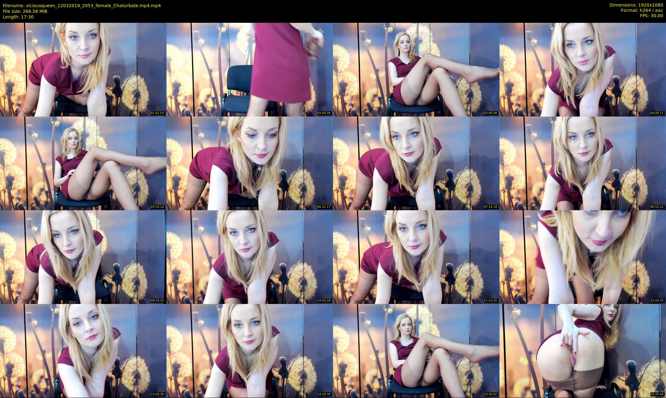 viciousqueen — 18 minute Chaturbate female cam show recording, 1080p, Mar 12, 2019