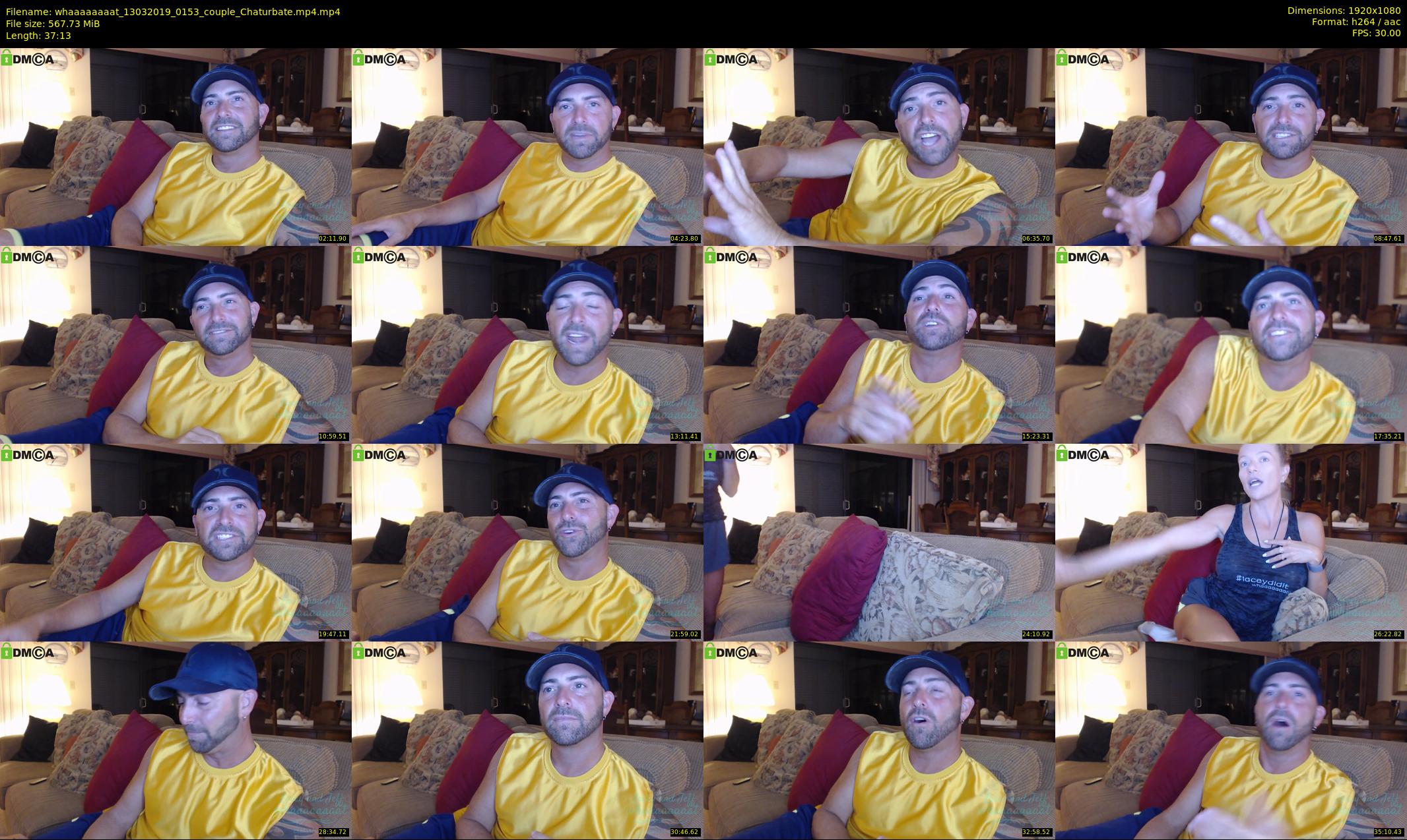 whaaaaaaaat — 38 minute Chaturbate couple cam show recording, 1080p, Mar 13, 2019