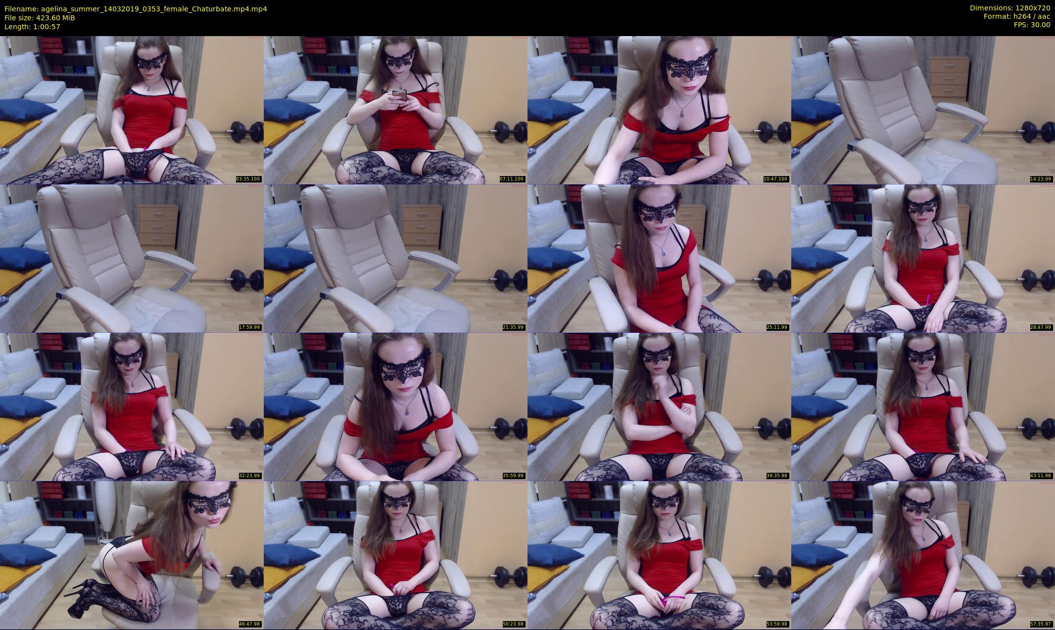 agelina_summer — 61 minute Chaturbate female cam show recording, 720p, Mar 14, 2019