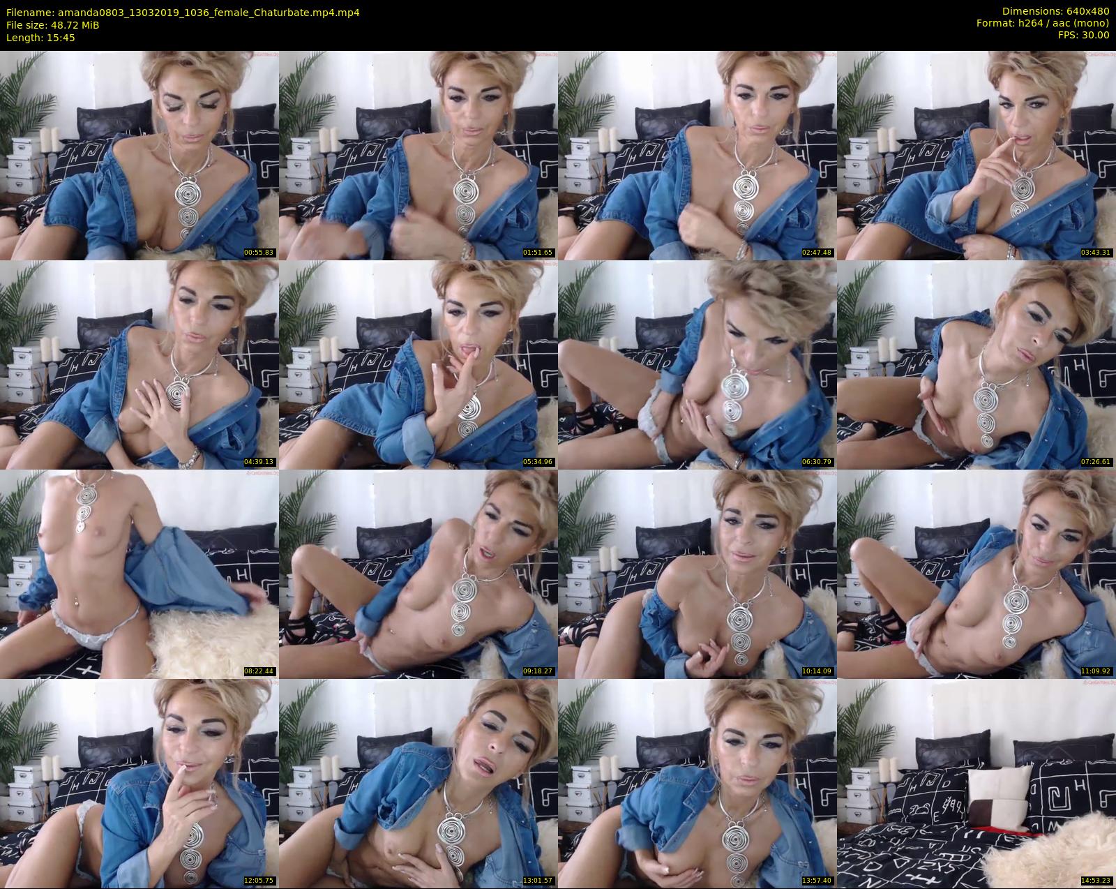 amanda0803 — 16 minute Chaturbate female cam show recording, 480p, Mar 13, 2019
