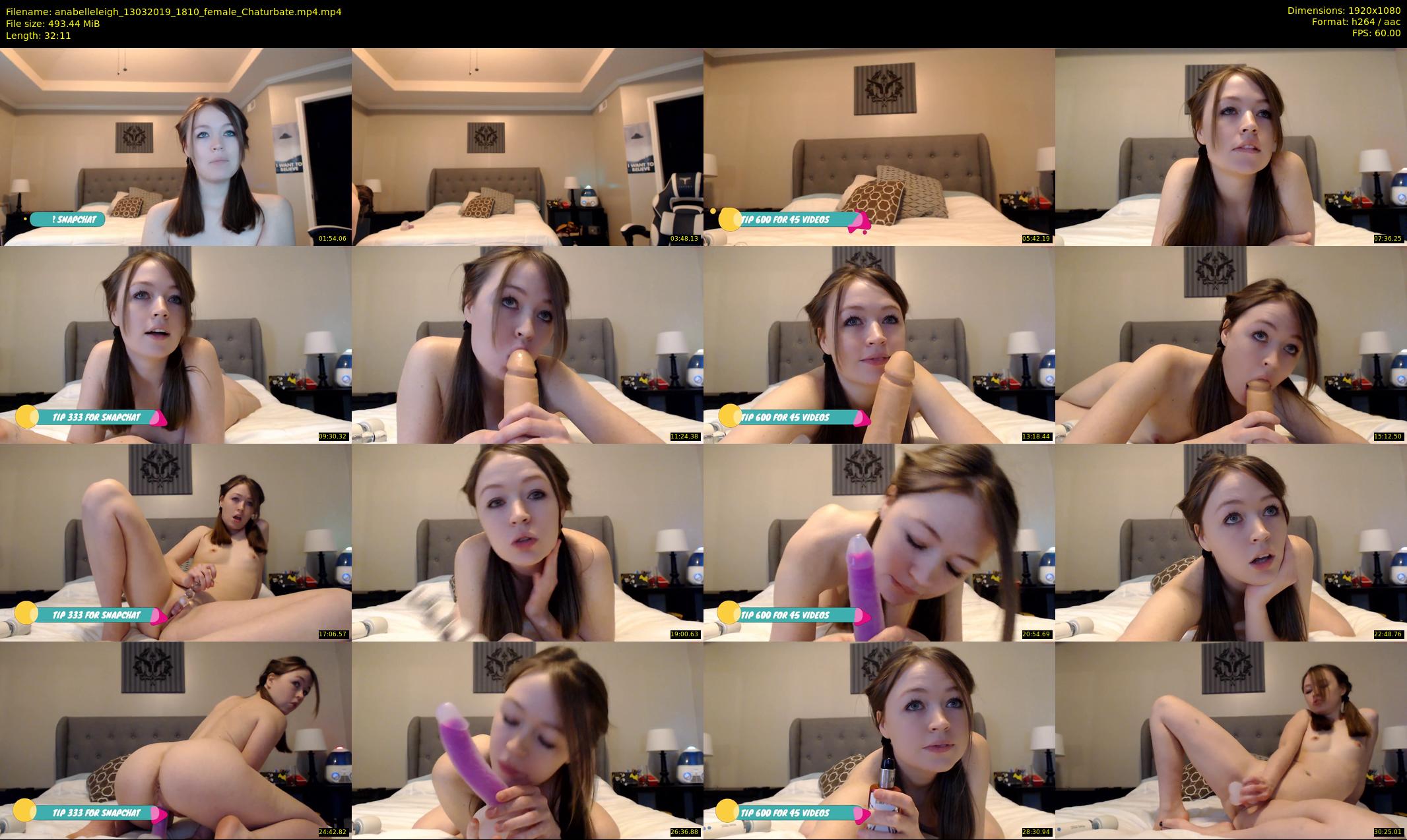 anabelleleigh — 33 minute Chaturbate female cam show recording, 1080p, Mar 13, 2019