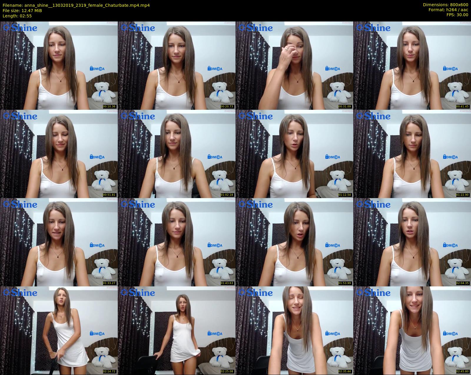 anna_shine_ — 3 minute Chaturbate female cam show recording, 480p, Mar 13, 2019