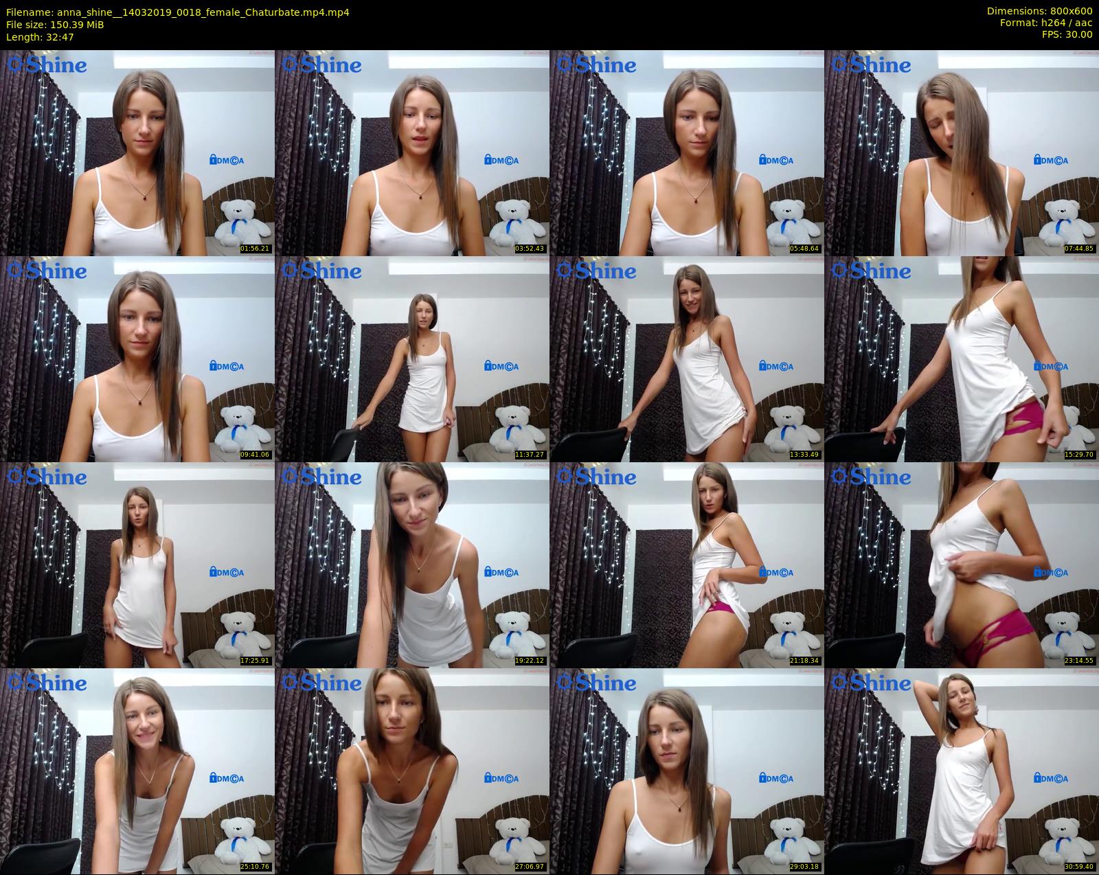 anna_shine_ — 33 minute Chaturbate female cam show recording, 480p, Mar 14, 2019