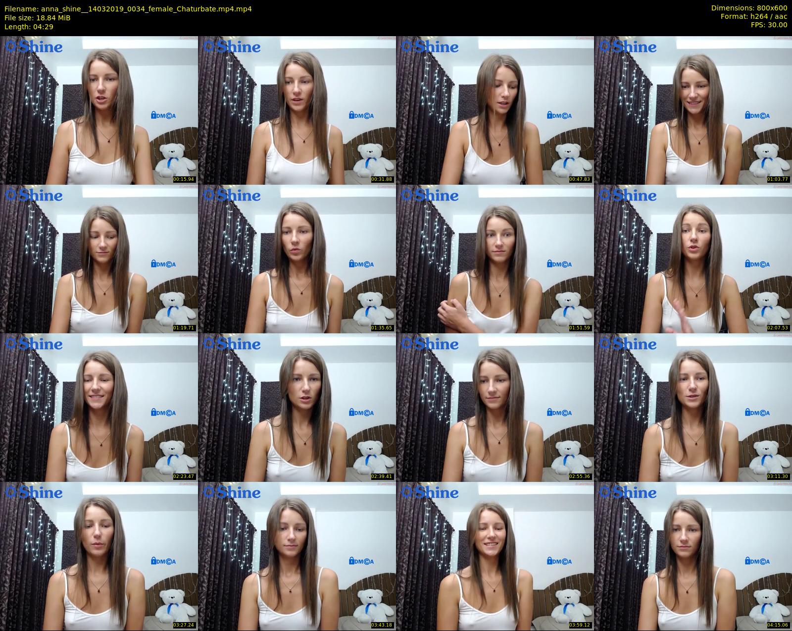 anna_shine_ — 5 minute Chaturbate female cam show recording, 480p, Mar 14, 2019