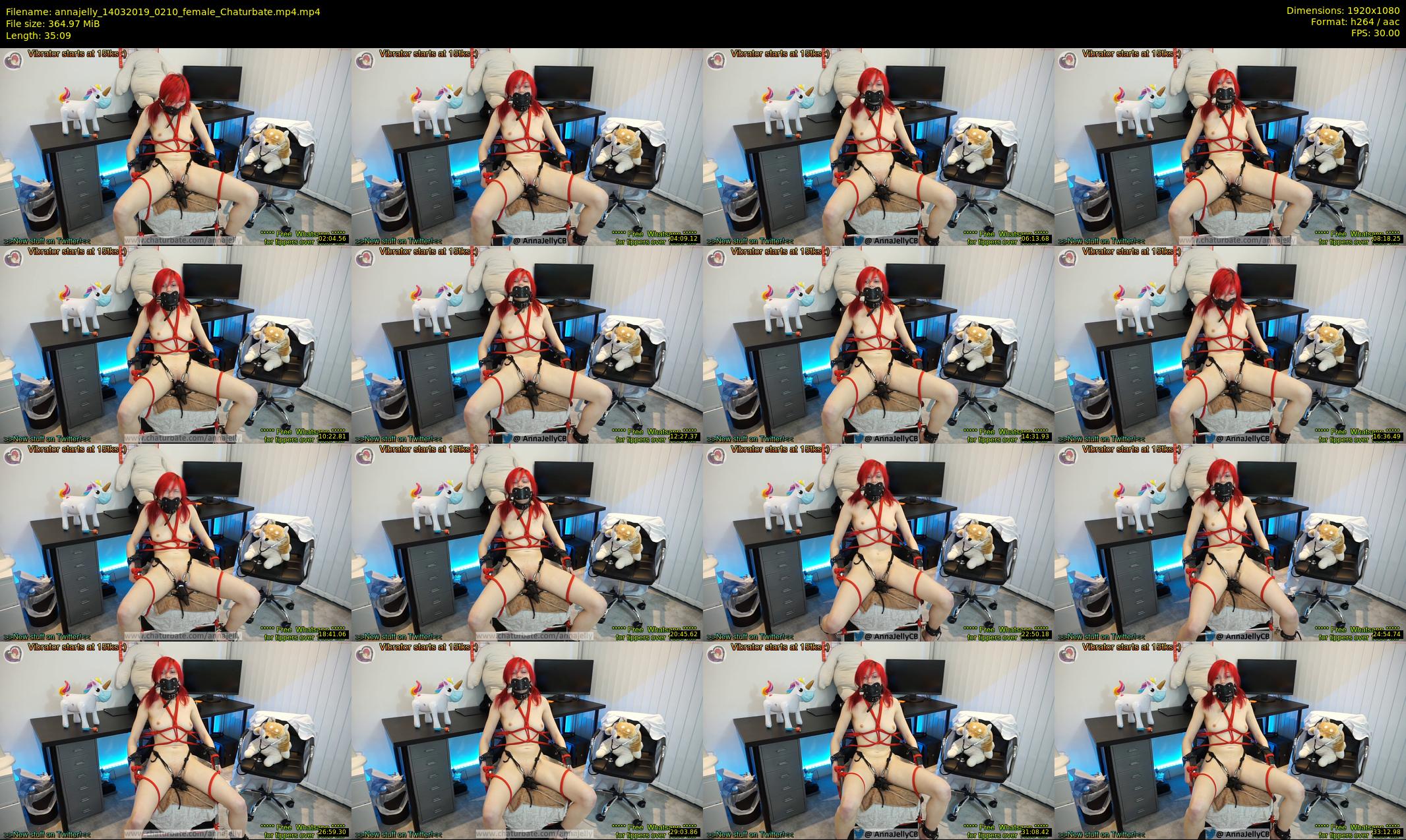 annajelly — 36 minute Chaturbate couple cam show recording, 1080p, Mar 14, 2019