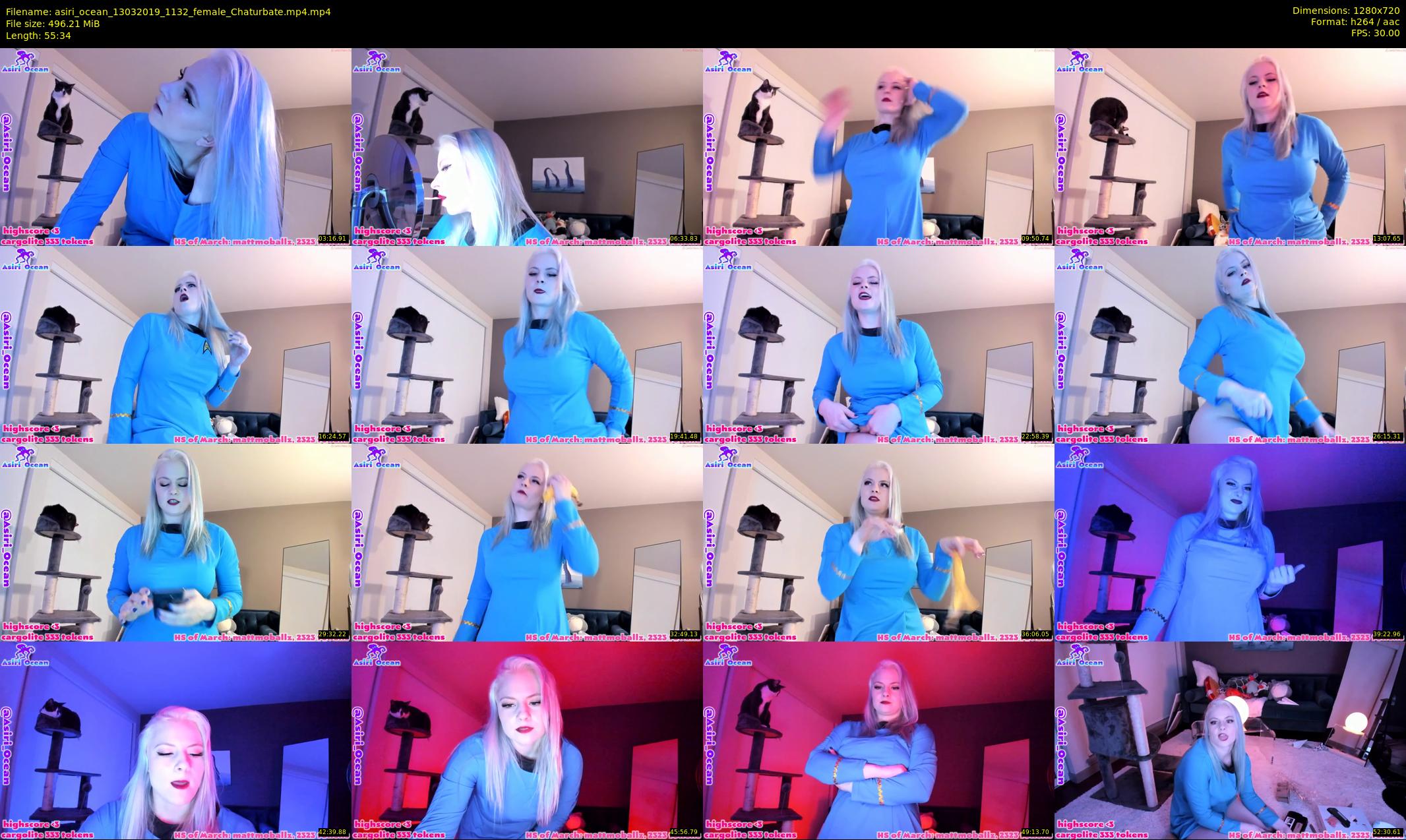 asiri_ocean — 56 minute Chaturbate female cam show recording, 720p, Mar 13, 2019
