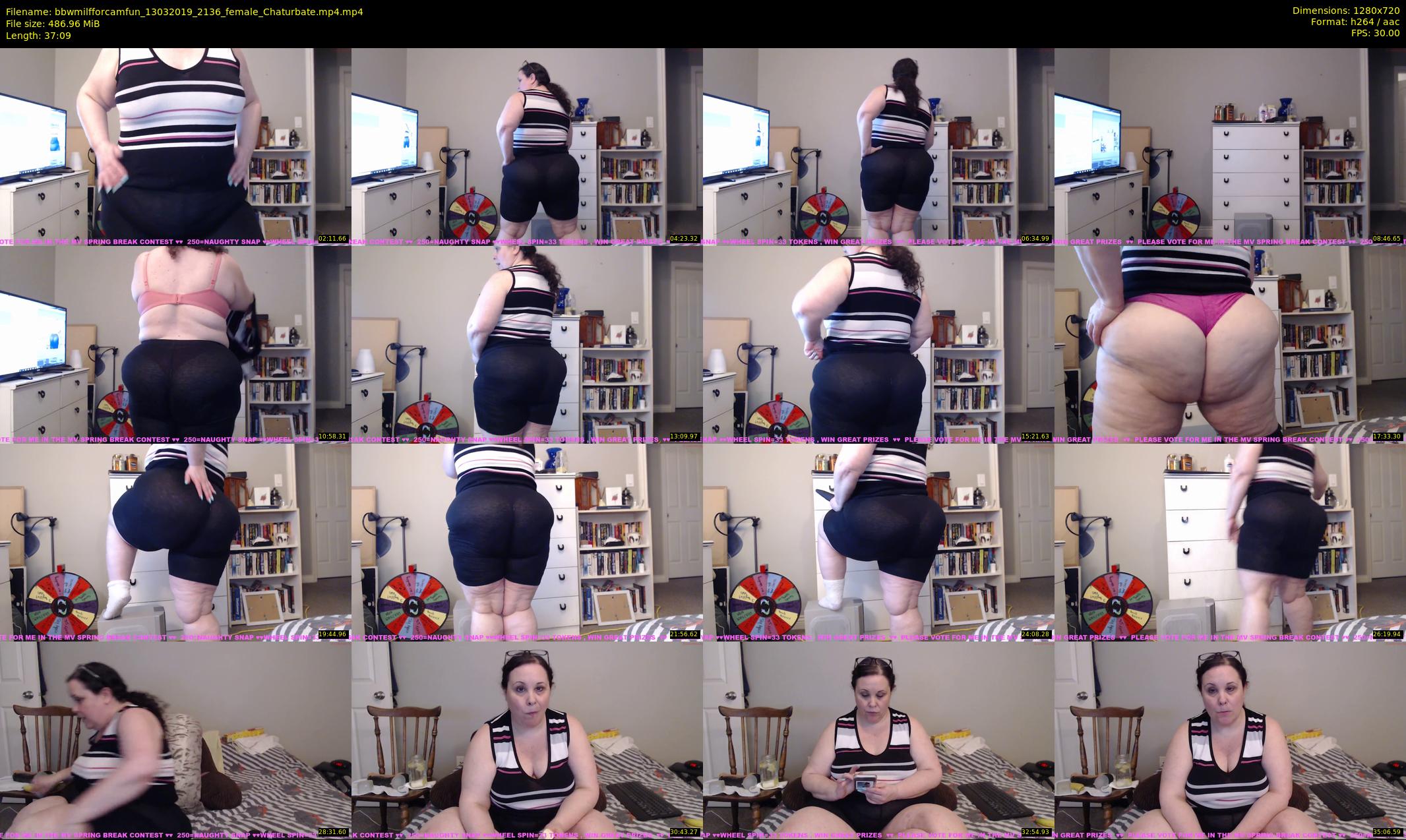 bbwmilfforcamfun — 38 minute Chaturbate female cam show recording, 720p, Mar 13, 2019
