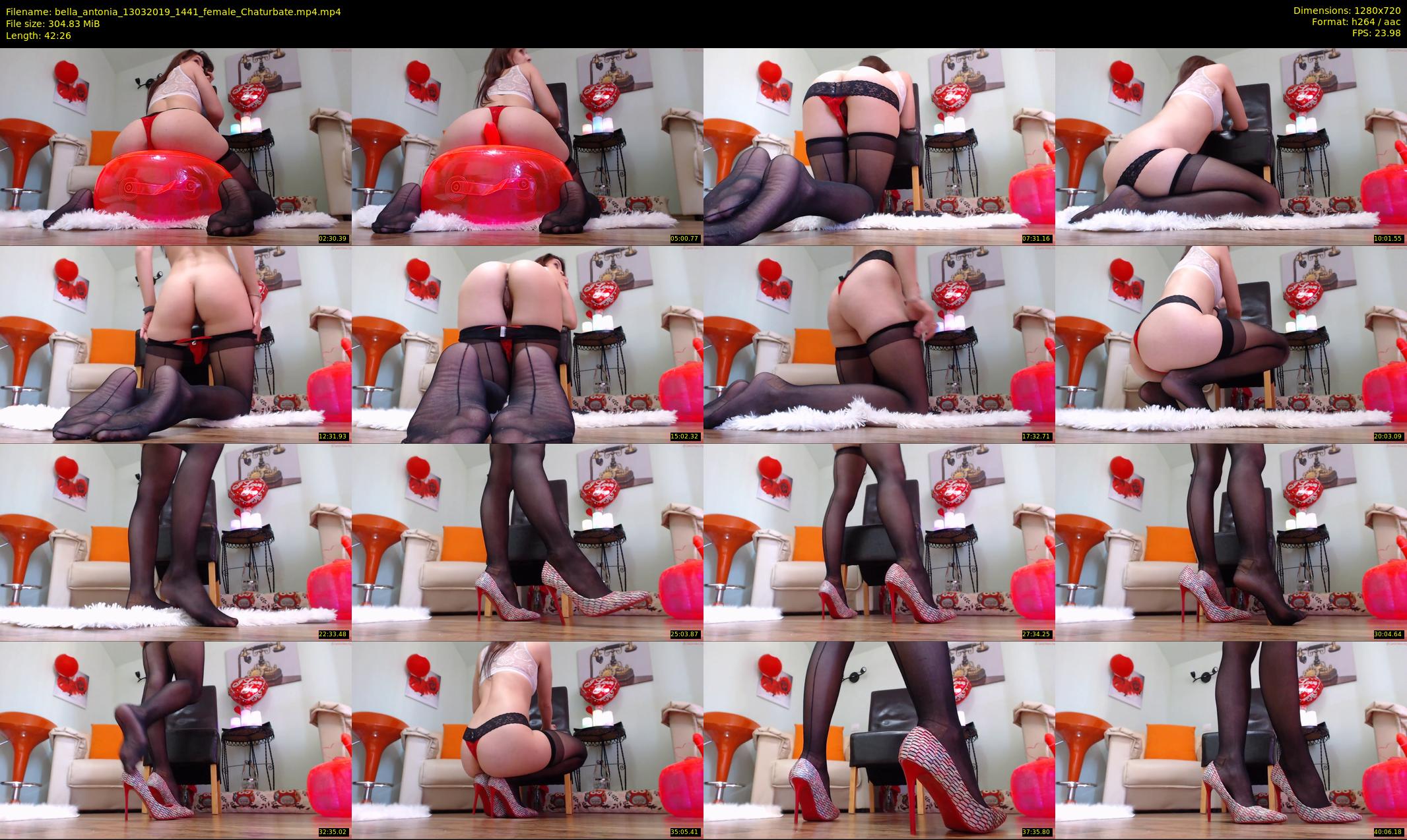 bella_antonia — 43 minute Chaturbate female cam show recording, 720p, Mar 13, 2019