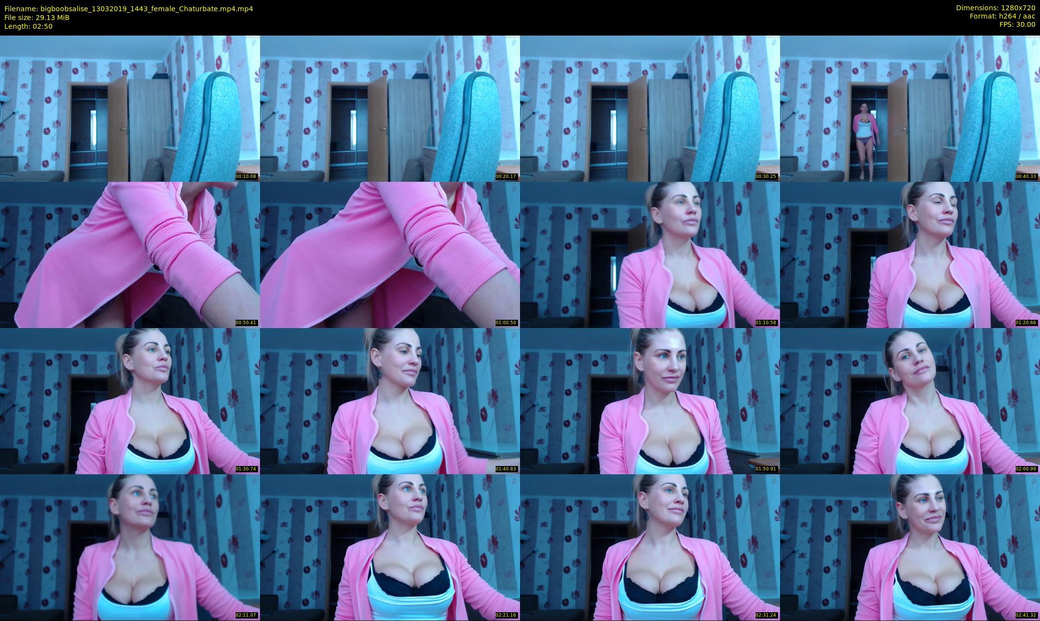 bigboobsalise — 3 minute Chaturbate female cam show recording, 720p, Mar 13, 2019
