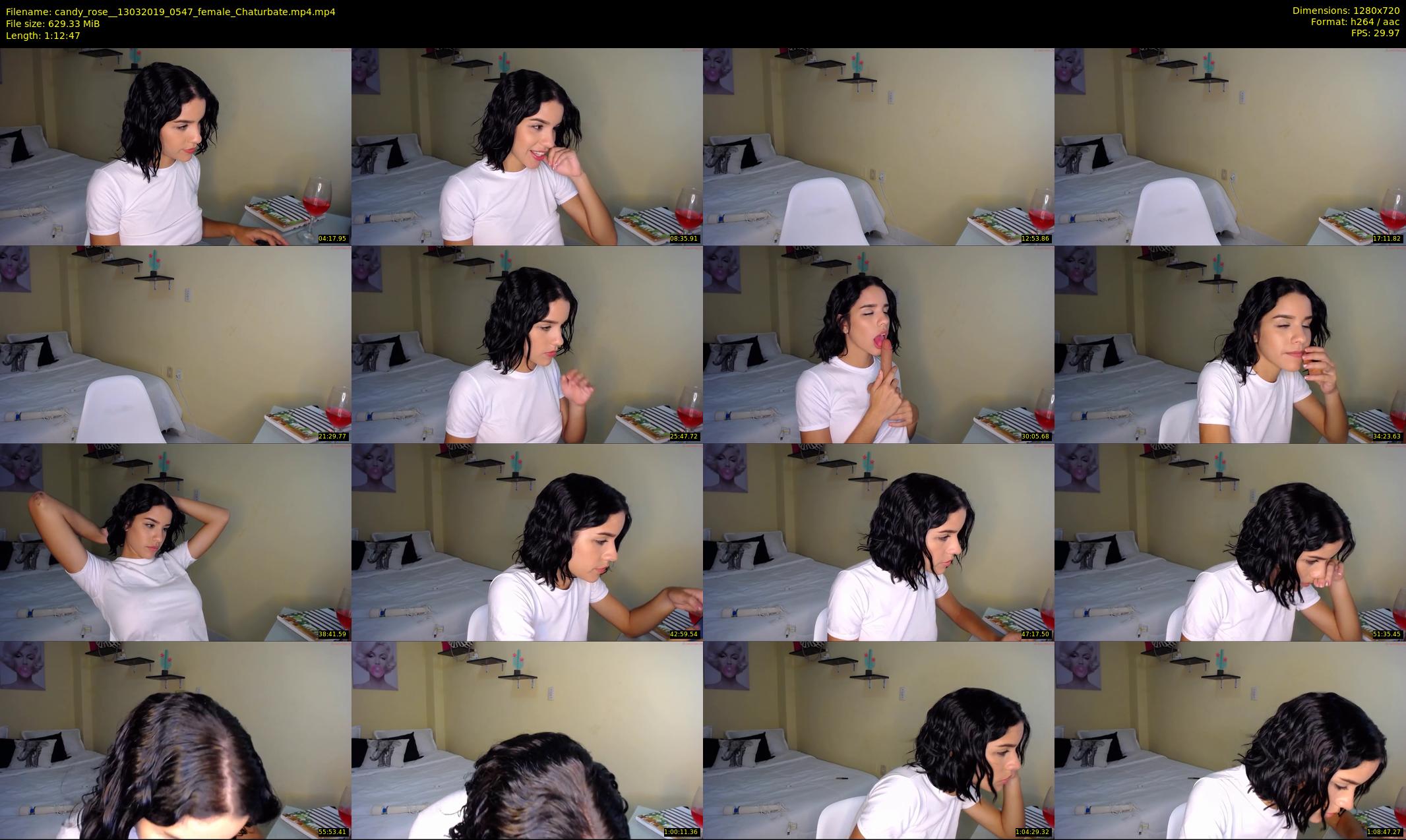 candy_rose_ — 73 minute Chaturbate female cam show recording, 720p, Mar 13, 2019