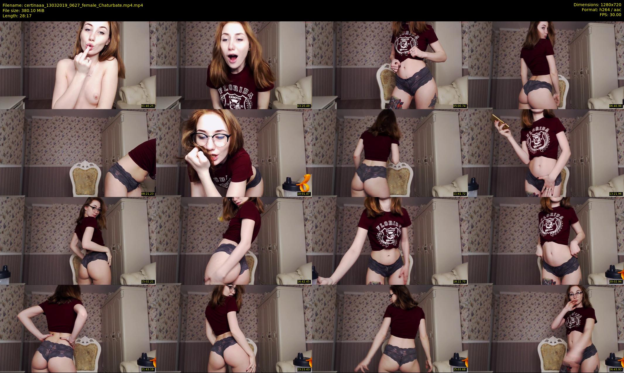 certinaaa — 29 minute Chaturbate female cam show recording, 720p, Mar 13, 2019
