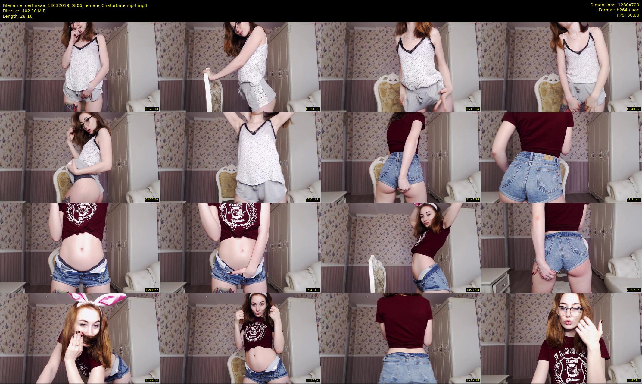 certinaaa — 29 minute Chaturbate female cam show recording, 720p, Mar 13, 2019