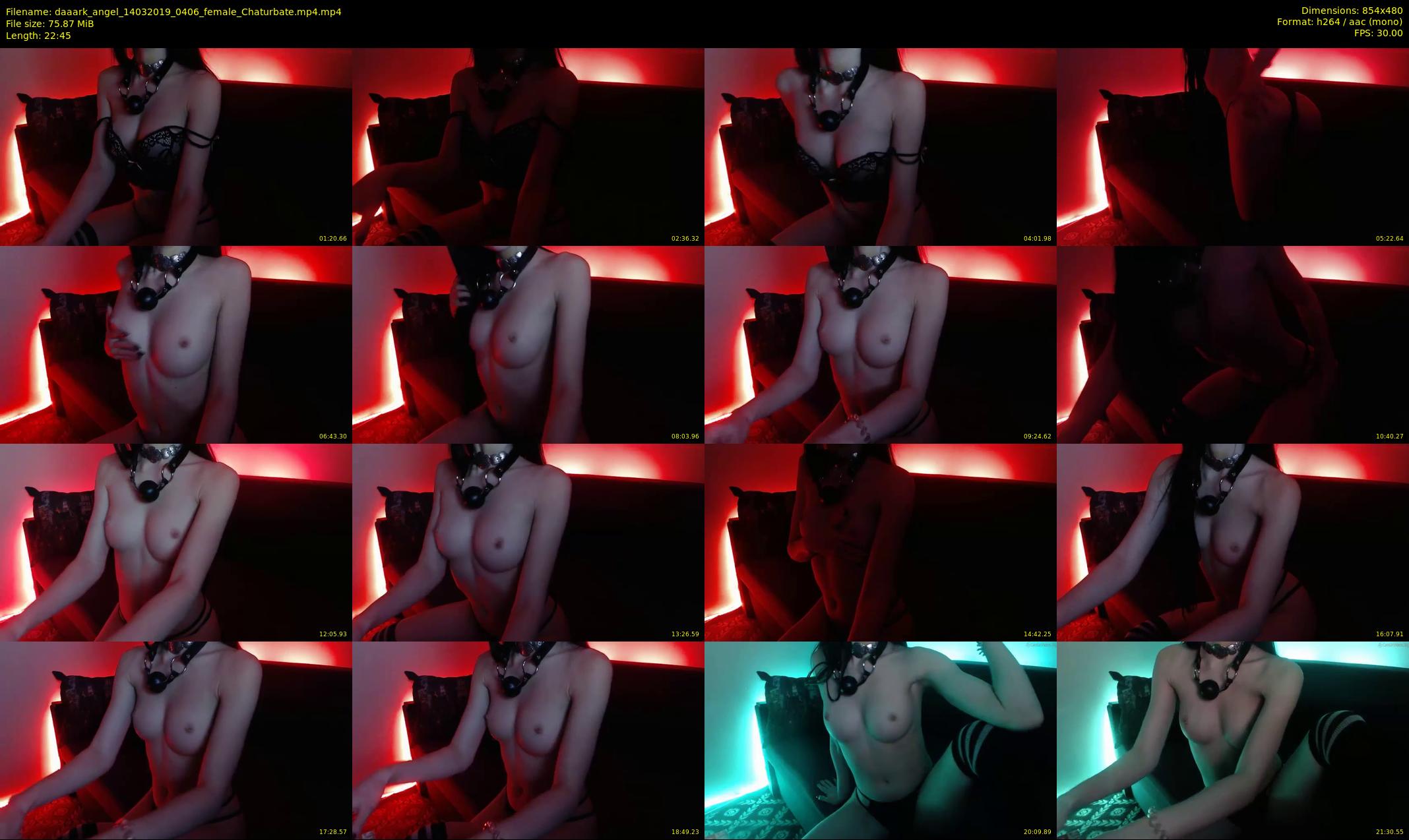 daaark_angel — 23 minute Chaturbate female cam show recording, 480p, Mar 14, 2019