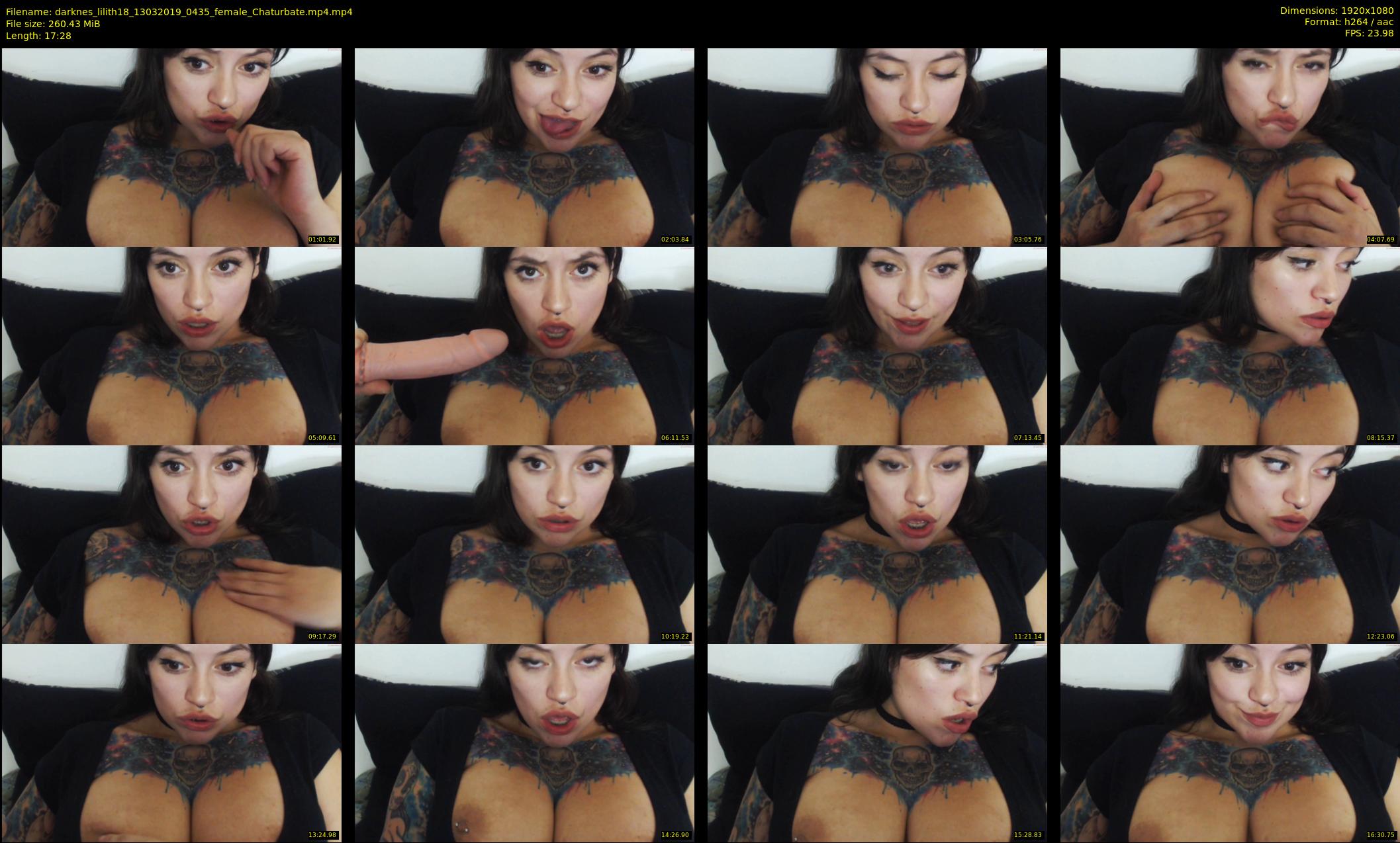 darknes_lilith18 — 18 minute Chaturbate female cam show recording, 1080p, Mar 13, 2019