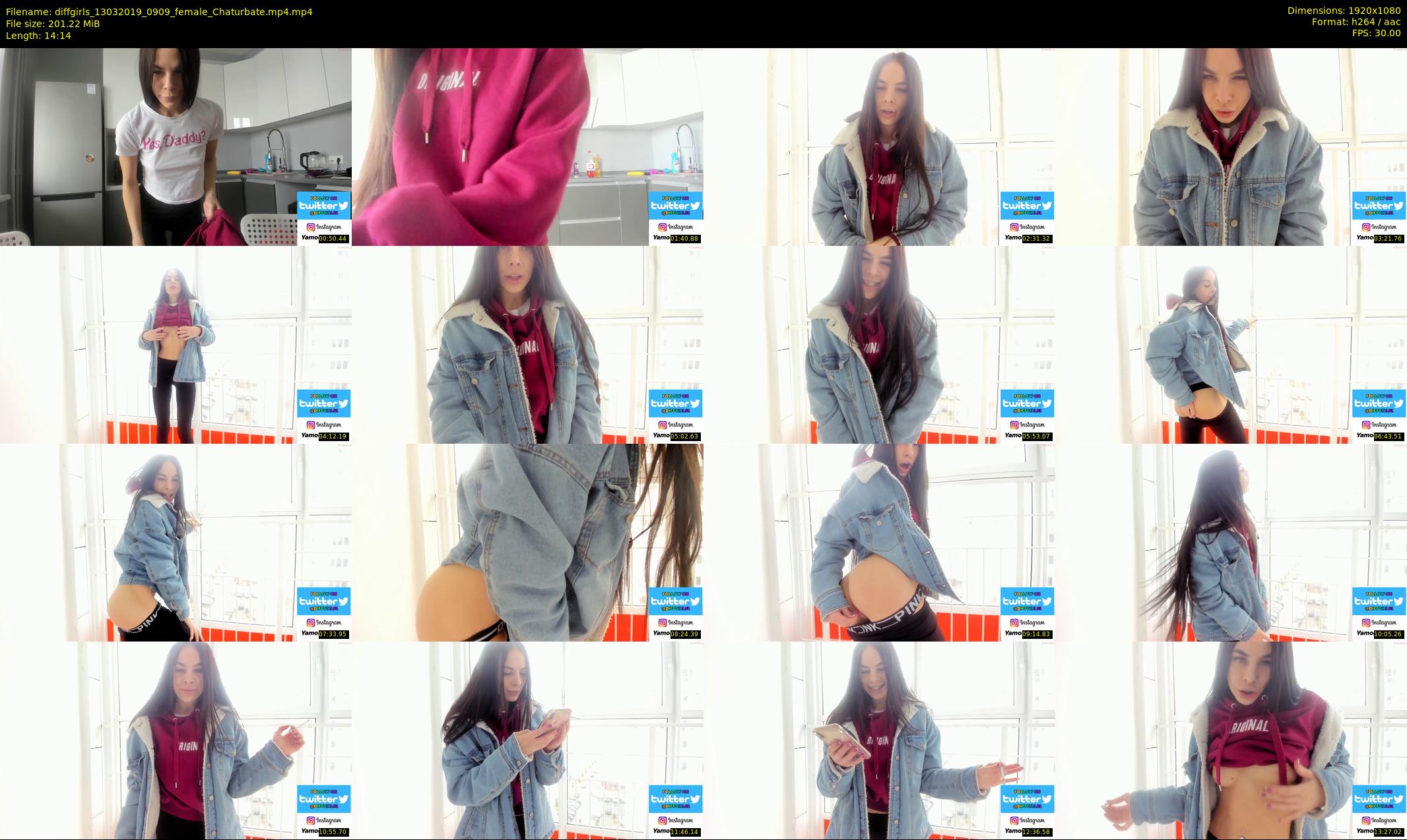 diffgirls — 15 minute Chaturbate female cam show recording, 1080p, Mar 13, 2019