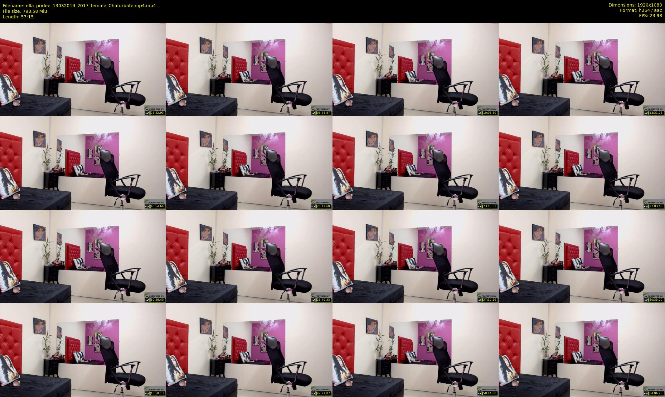 ella_pridee — 58 minute Chaturbate female cam show recording, 1080p, Mar 13, 2019
