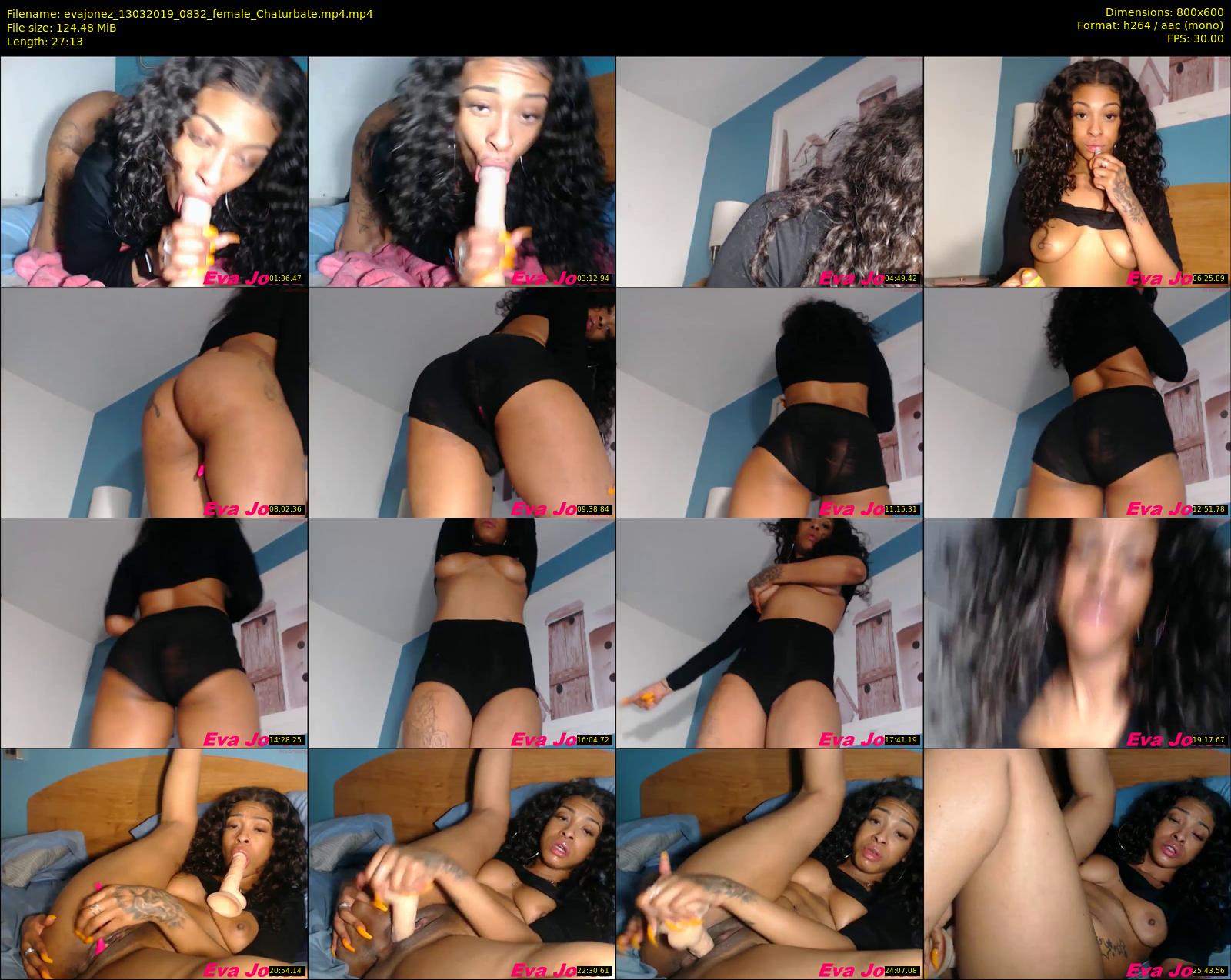 evajonez — 28 minute Chaturbate female cam show recording, 480p, Mar 13, 2019