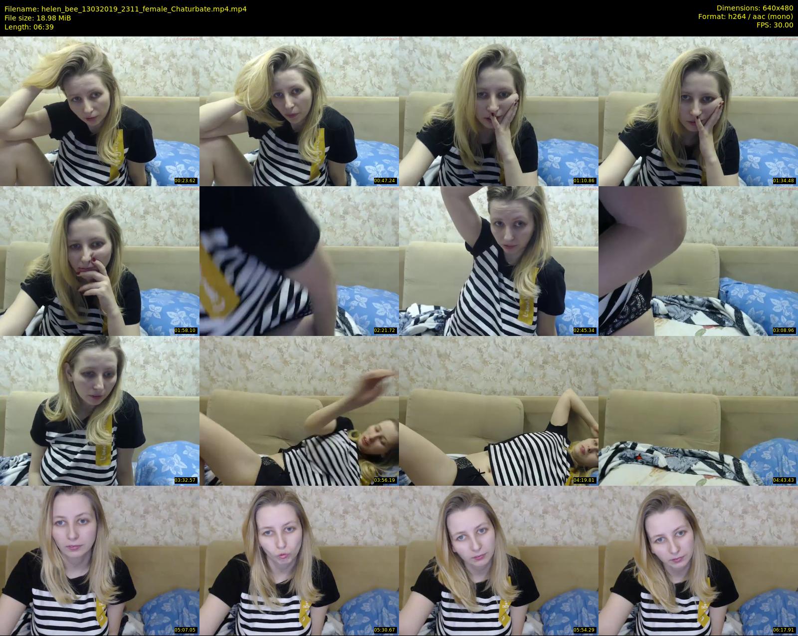 helen_bee — 7 minute Chaturbate female cam show recording, 480p, Mar 13, 2019