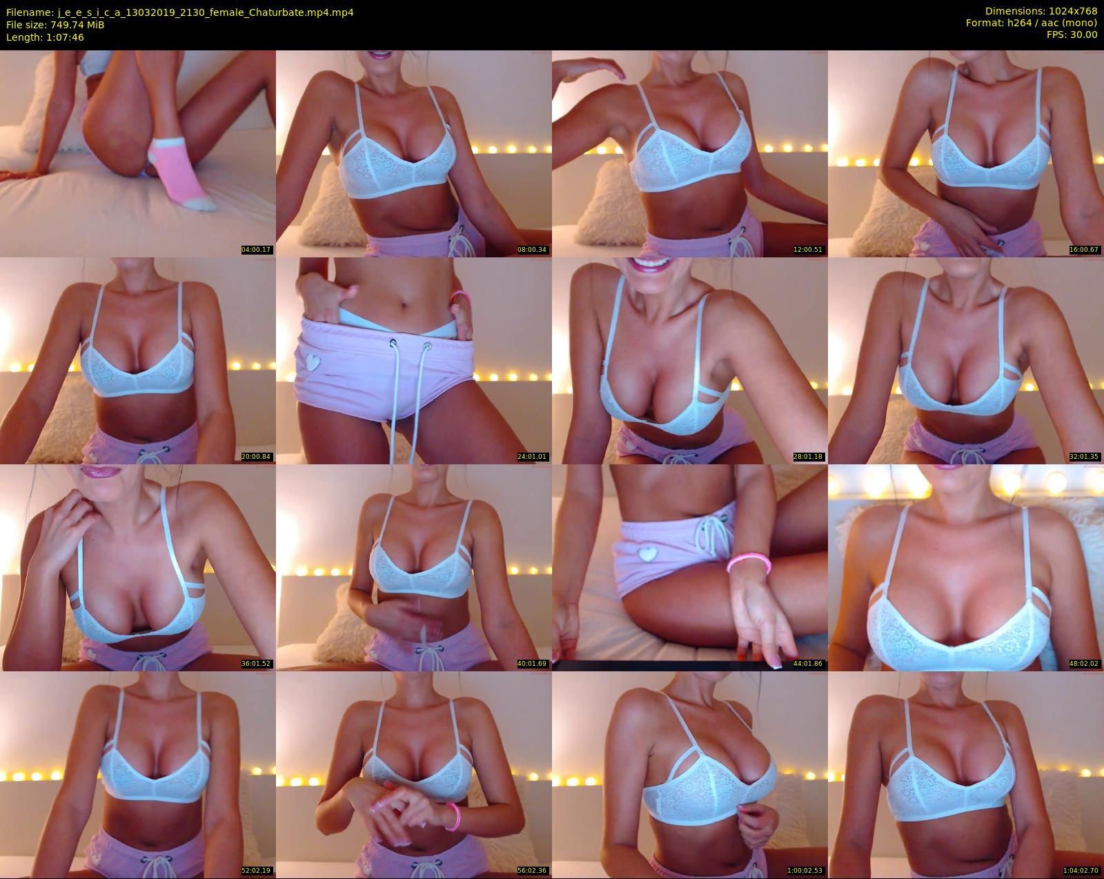 j_e_e_s_i_c_a — 68 minute Chaturbate female cam show recording, 720p, Mar 13, 2019