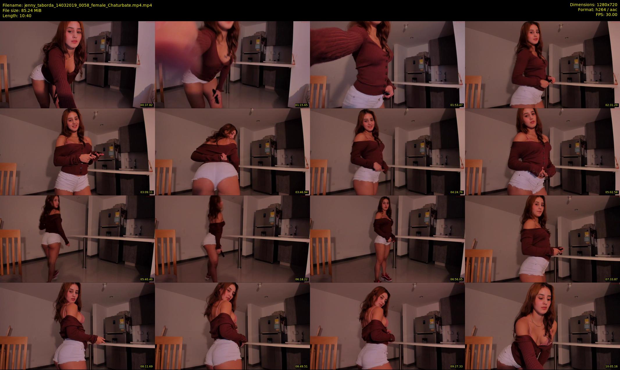 jenny_taborda — 11 minute Chaturbate female cam show recording, 720p, Mar 14, 2019