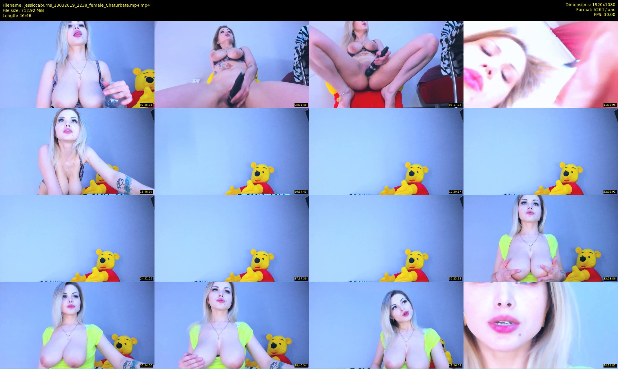 jessiccaburns — 47 minute Chaturbate female cam show recording, 1080p, Mar 13, 2019