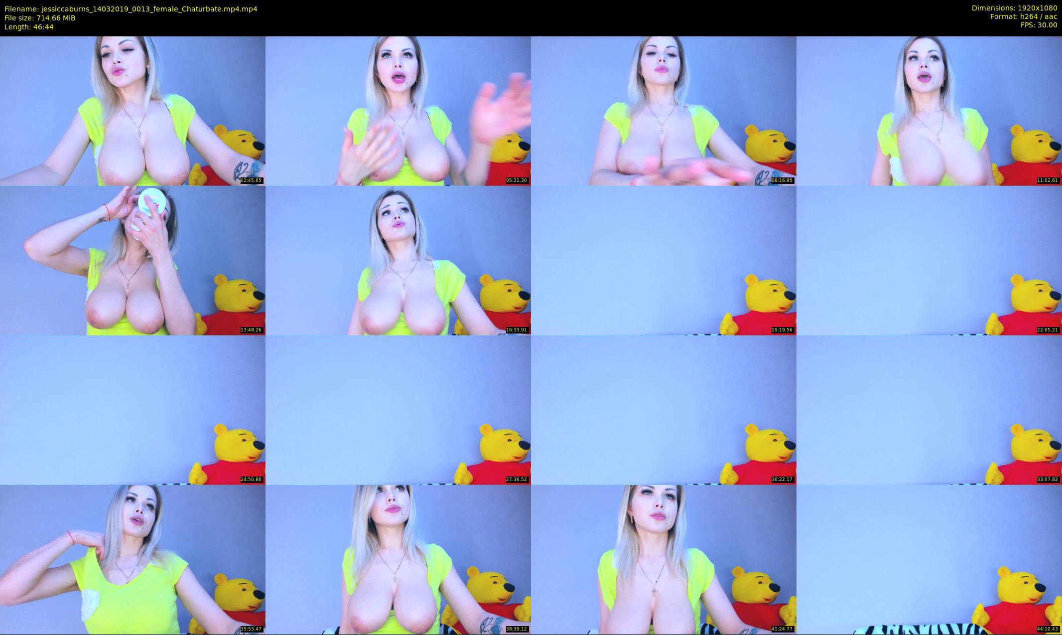 jessiccaburns — 47 minute Chaturbate female cam show recording, 1080p, Mar 14, 2019