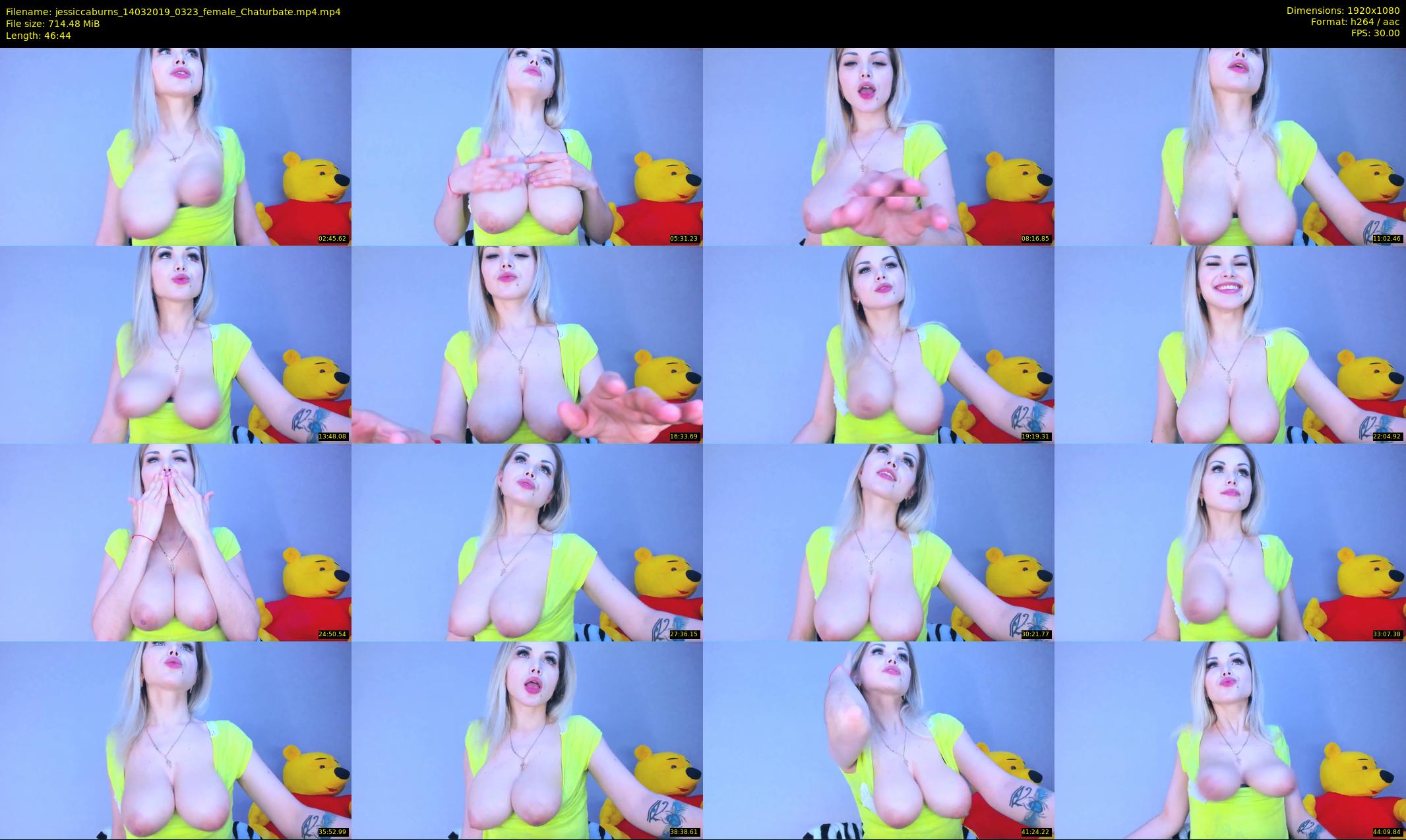 jessiccaburns — 47 minute Chaturbate female cam show recording, 1080p, Mar 14, 2019