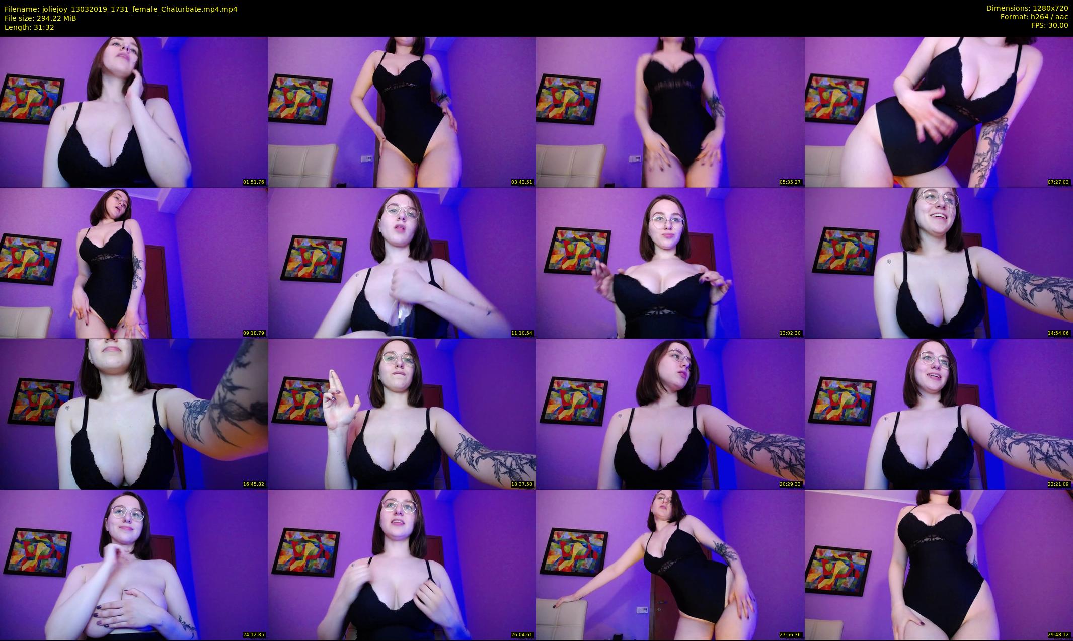 joliejoy — 32 minute Chaturbate female cam show recording, 720p, Mar 13, 2019