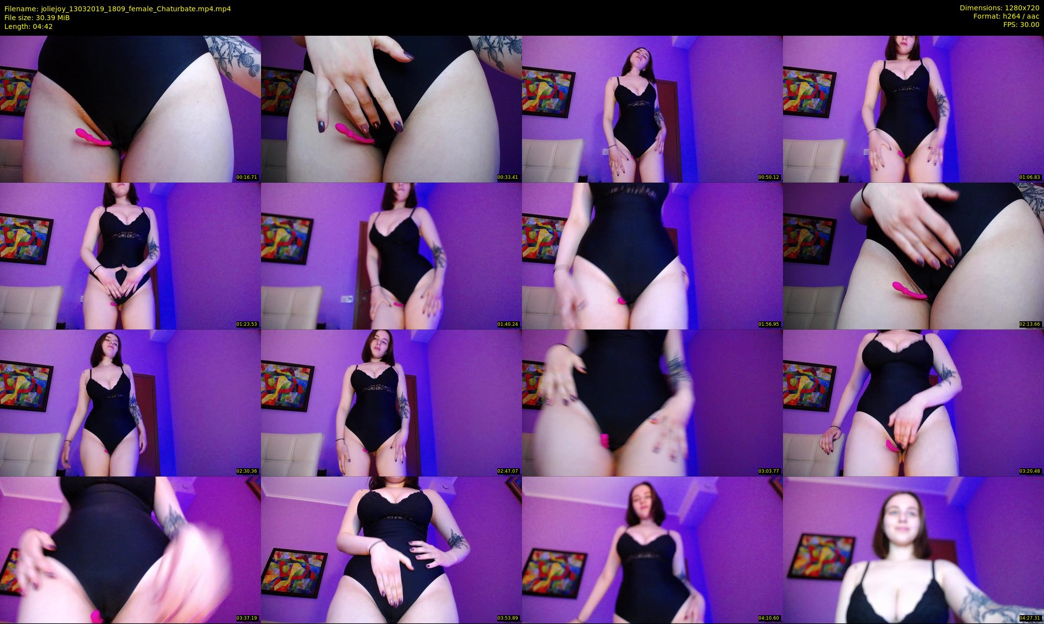 joliejoy — 5 minute Chaturbate female cam show recording, 720p, Mar 13, 2019