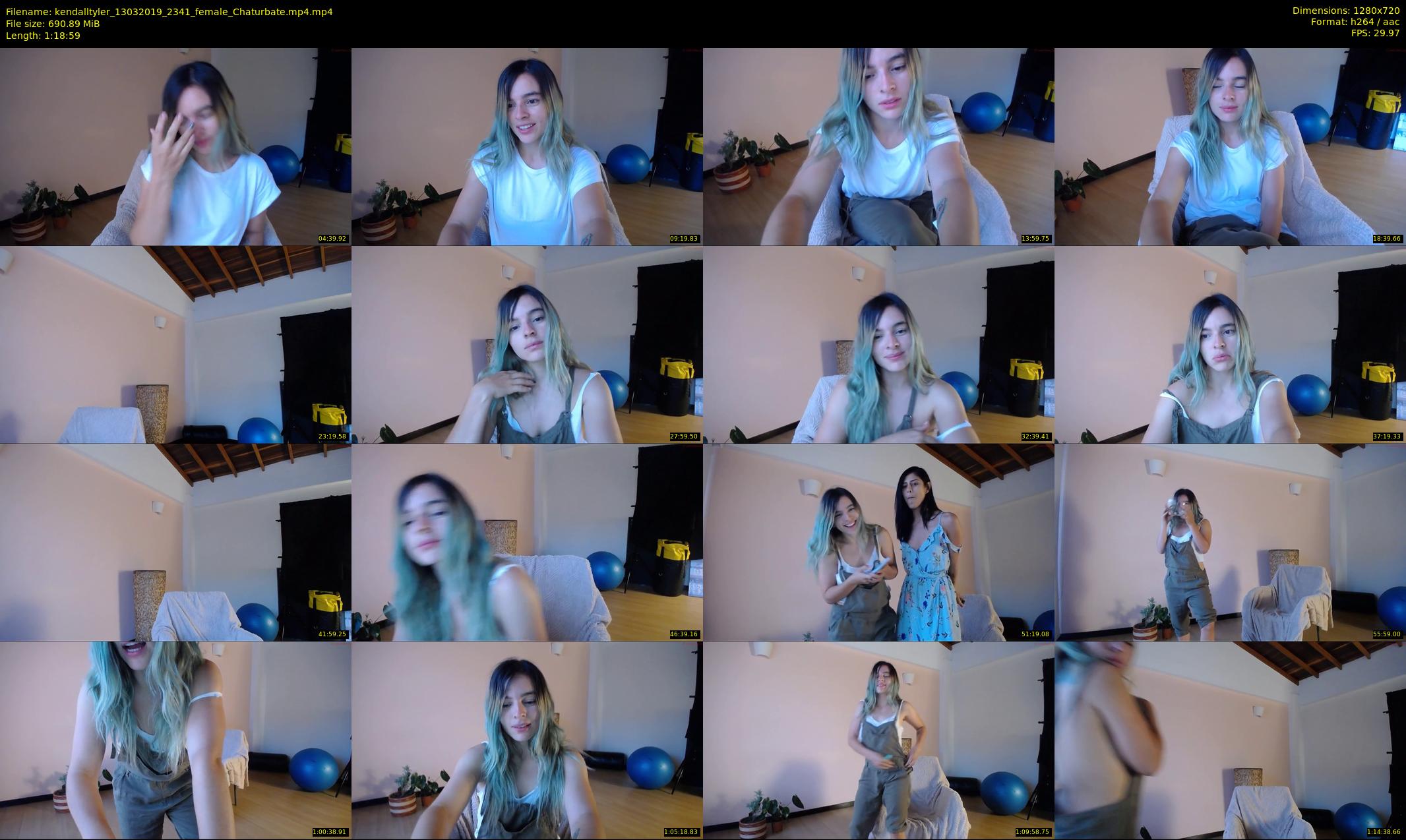 kendalltyler — 79 minute Chaturbate female cam show recording, 720p, Mar 13, 2019