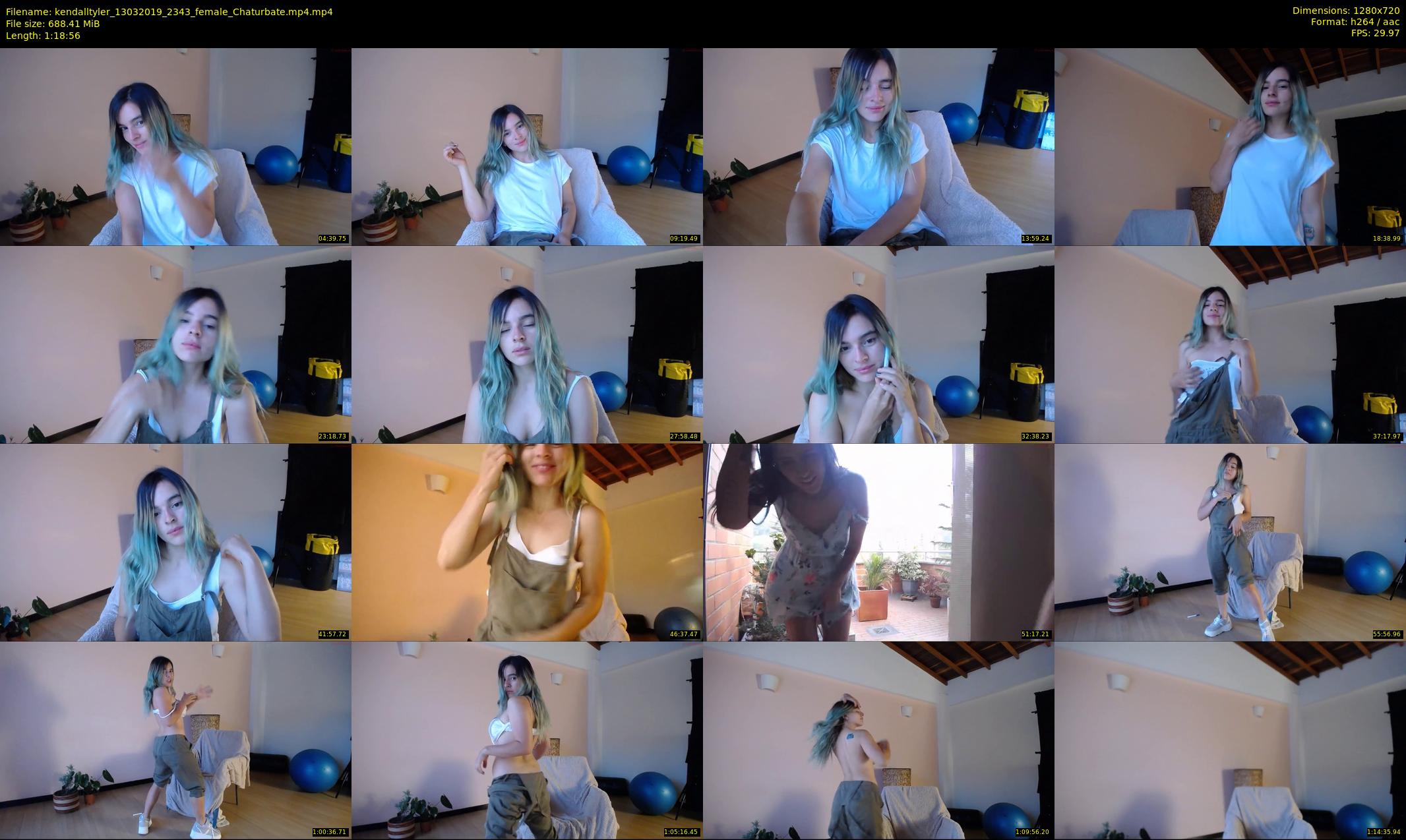 kendalltyler — 79 minute Chaturbate female cam show recording, 720p, Mar 13, 2019