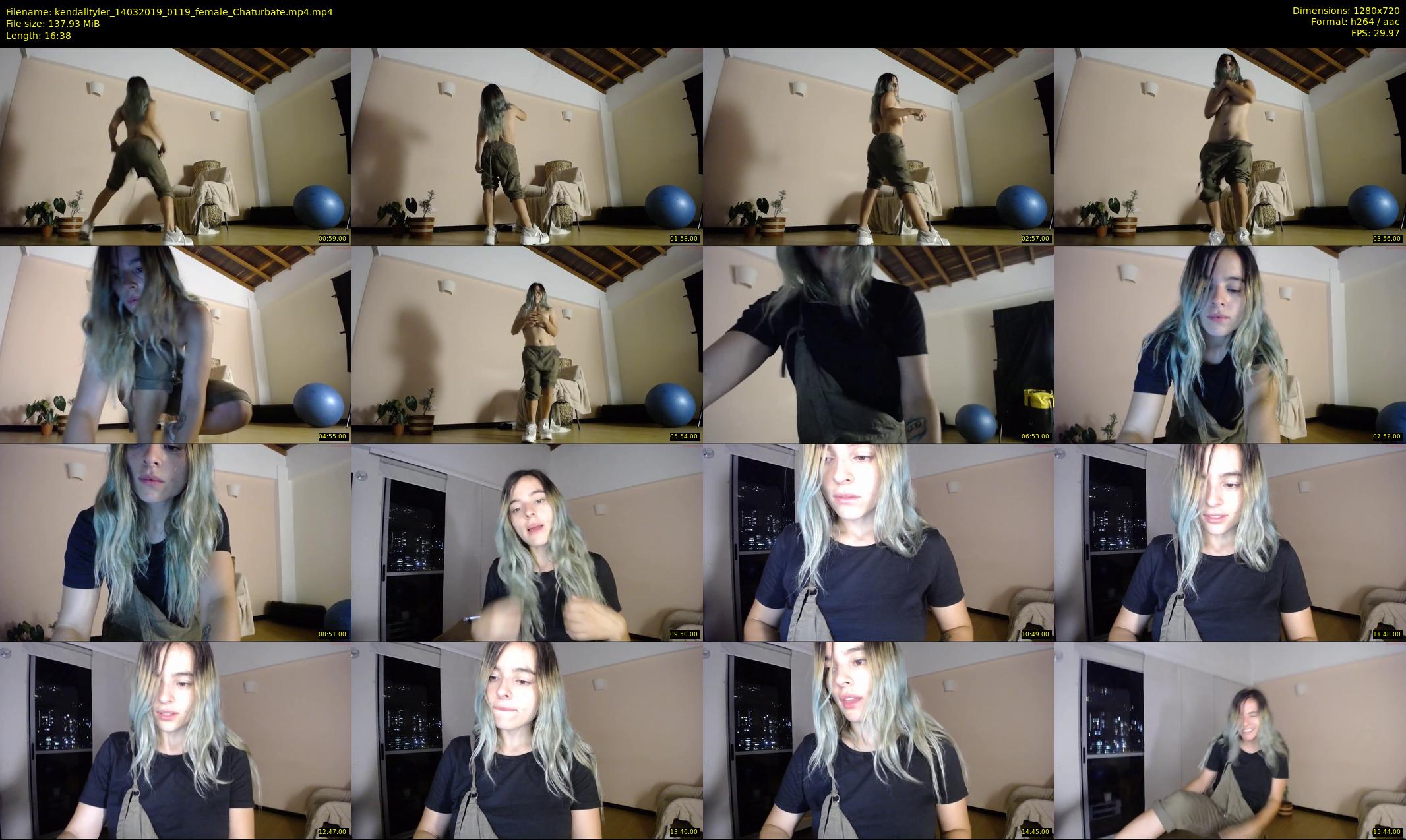 kendalltyler — 17 minute Chaturbate female cam show recording, 720p, Mar 14, 2019