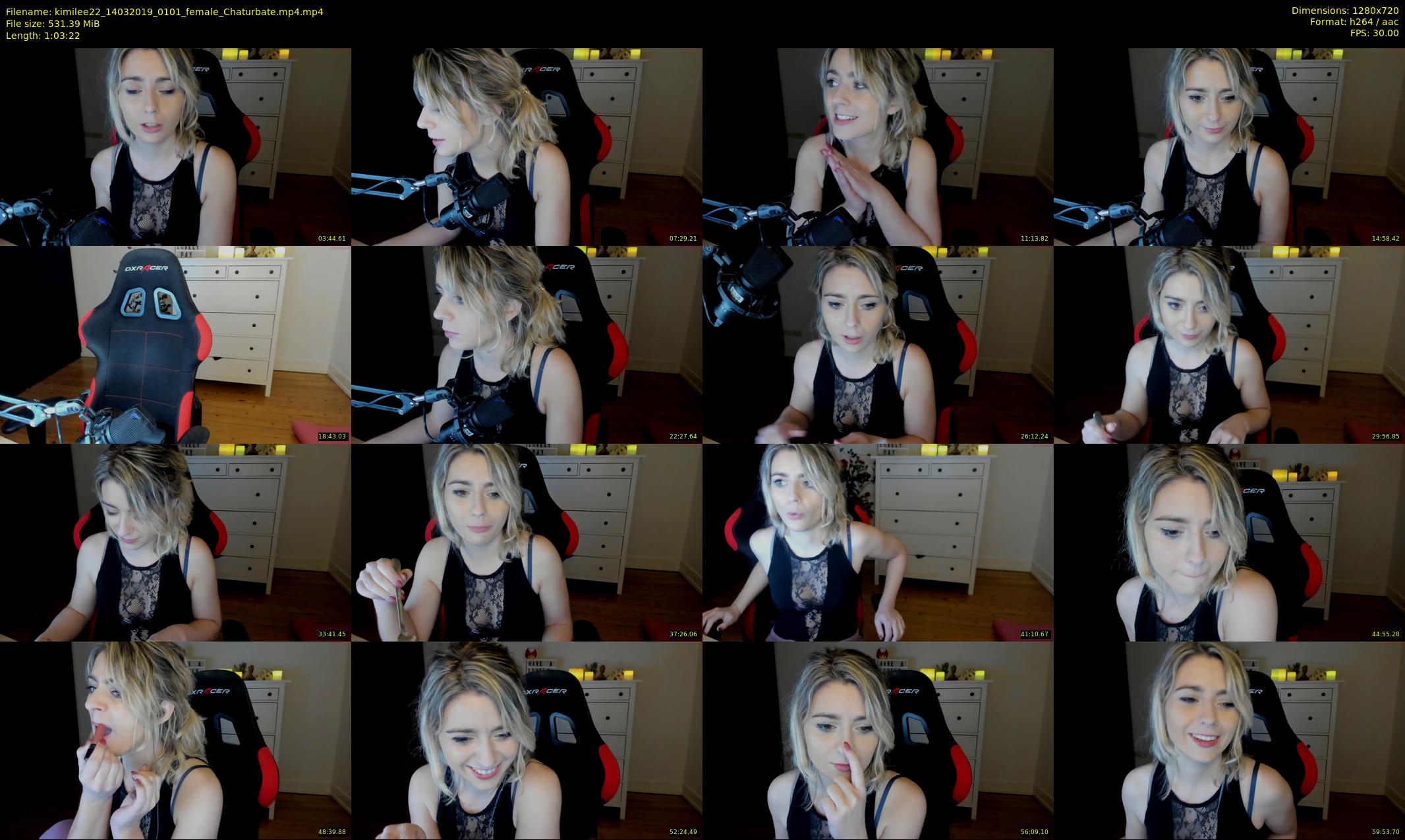 kimilee22 — 64 minute Chaturbate female cam show recording, 720p, Mar 14, 2019