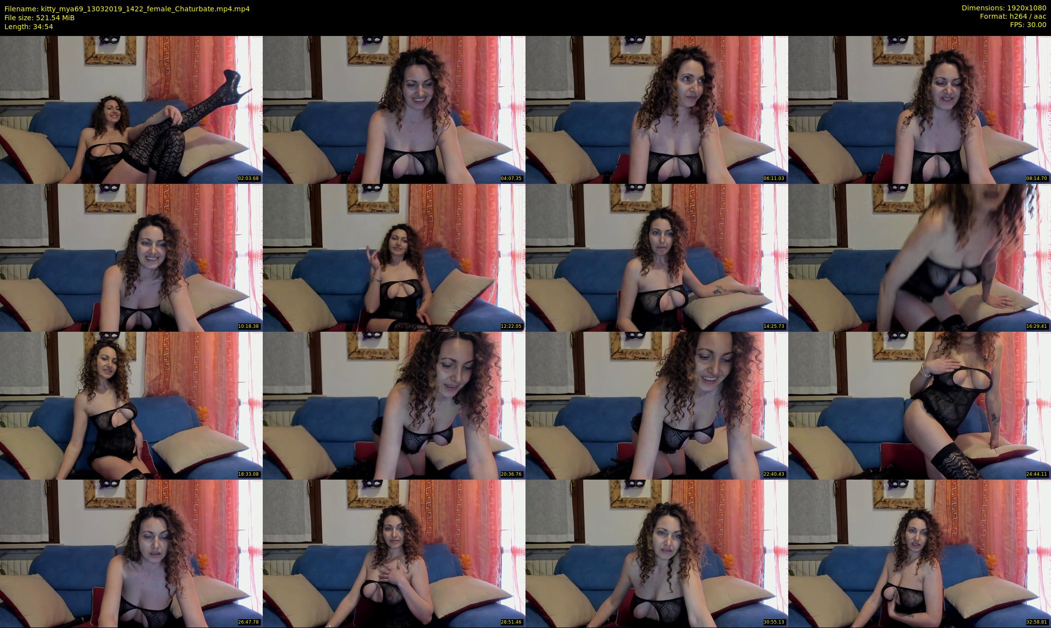 kitty_mya69 — 35 minute Chaturbate female cam show recording, 1080p, Mar 13, 2019