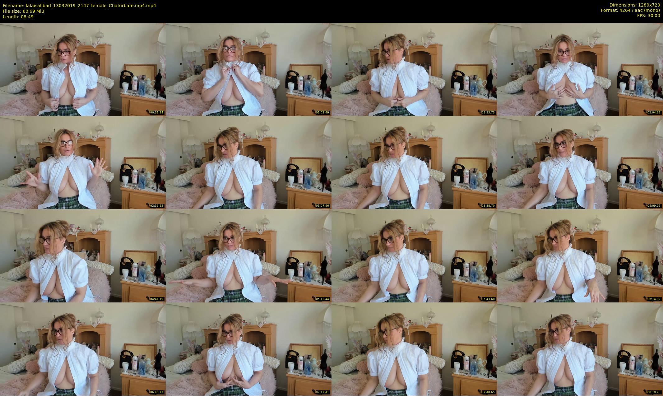 lalaisallbad — 9 minute Chaturbate female cam show recording, 720p, Mar 13, 2019
