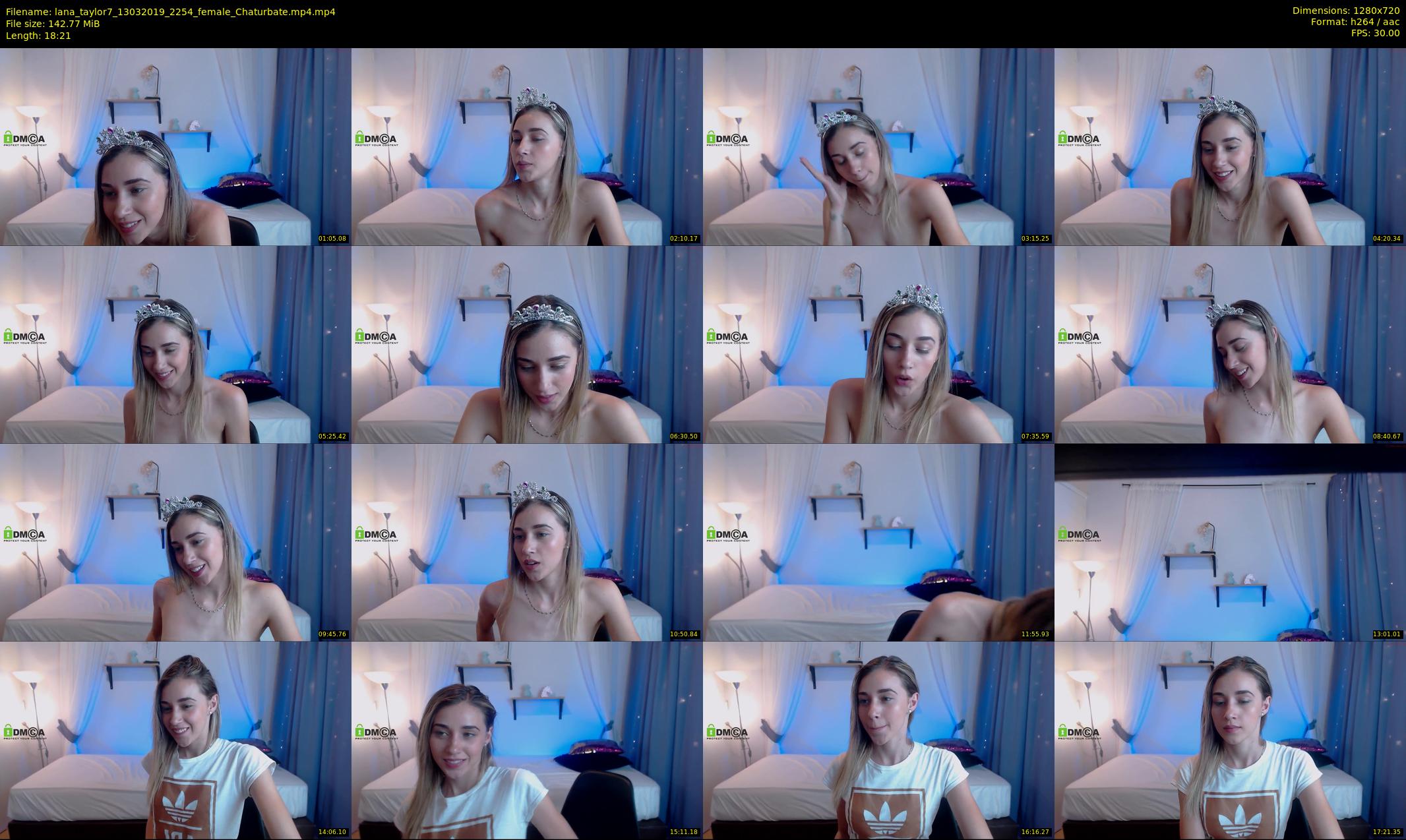 lana_taylor7 — 19 minute Chaturbate female cam show recording, 720p, Mar 13, 2019