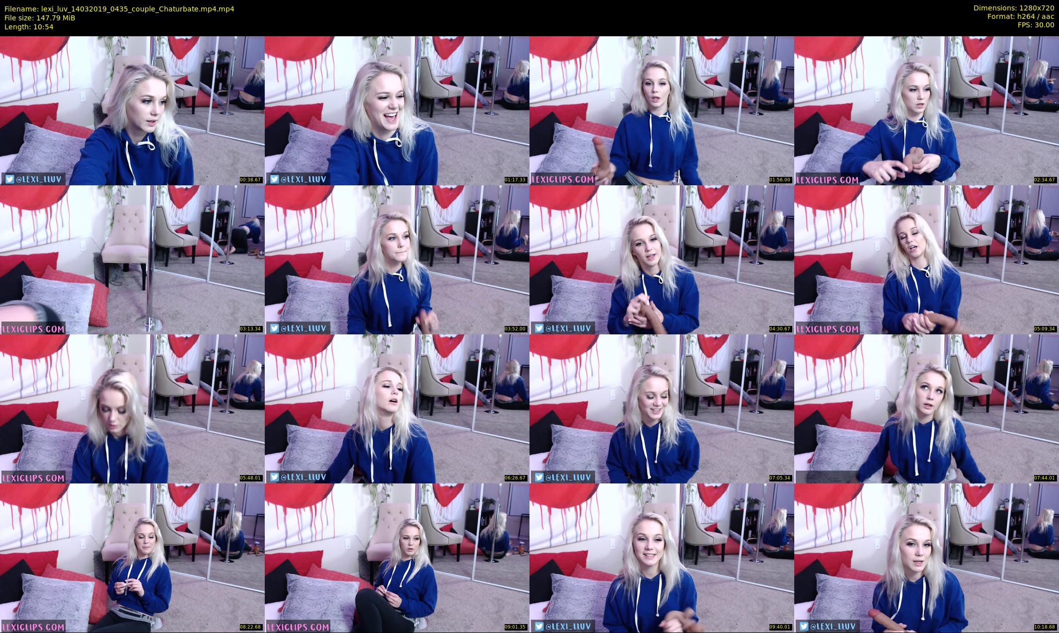 lexi_luv — 11 minute Chaturbate female cam show recording, 720p, Mar 14, 2019