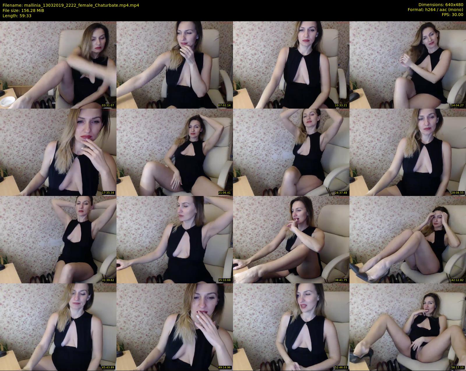 mallinia — 60 minute Chaturbate female cam show recording, 480p, Mar 13, 2019