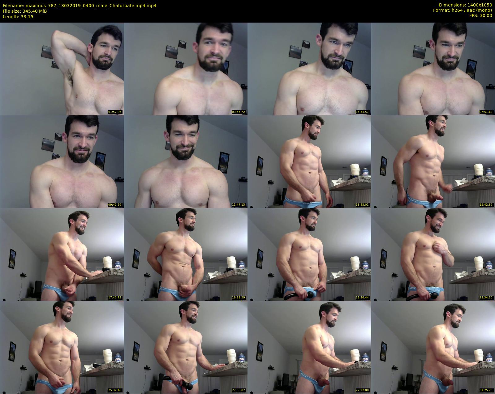 maximus_787 — 34 minute Chaturbate male cam show recording, 720p, Mar 13, 2019