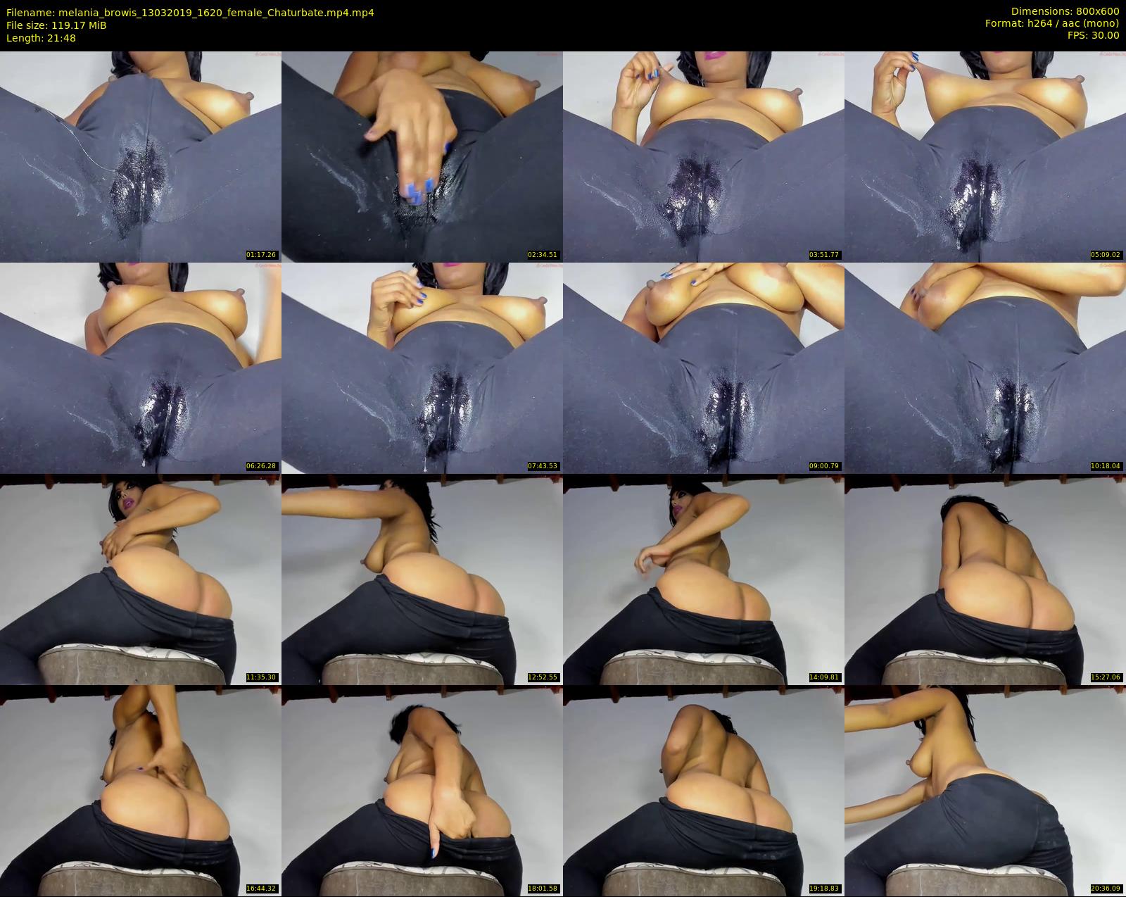 melania_browis — 22 minute Chaturbate female cam show recording, 480p, Mar 13, 2019