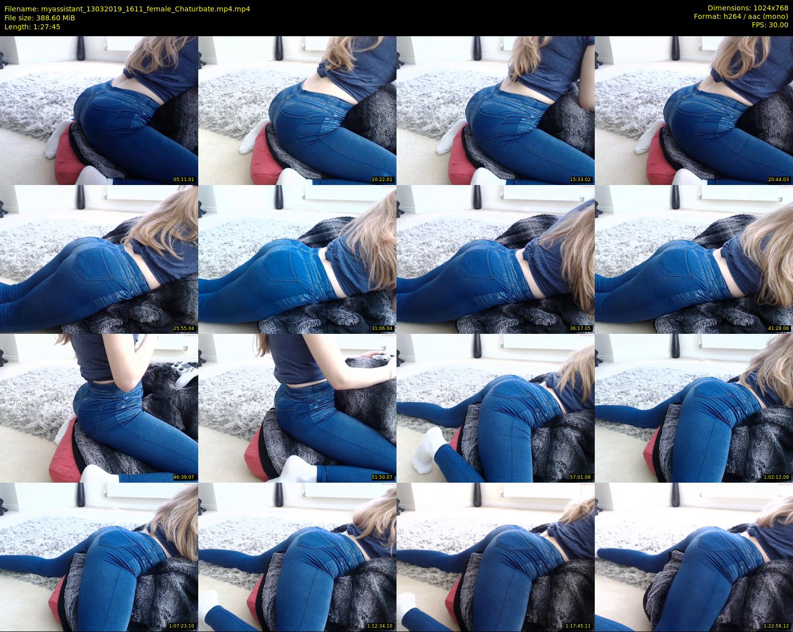 myassistant — 88 minute Chaturbate female cam show recording, 720p, Mar 13, 2019
