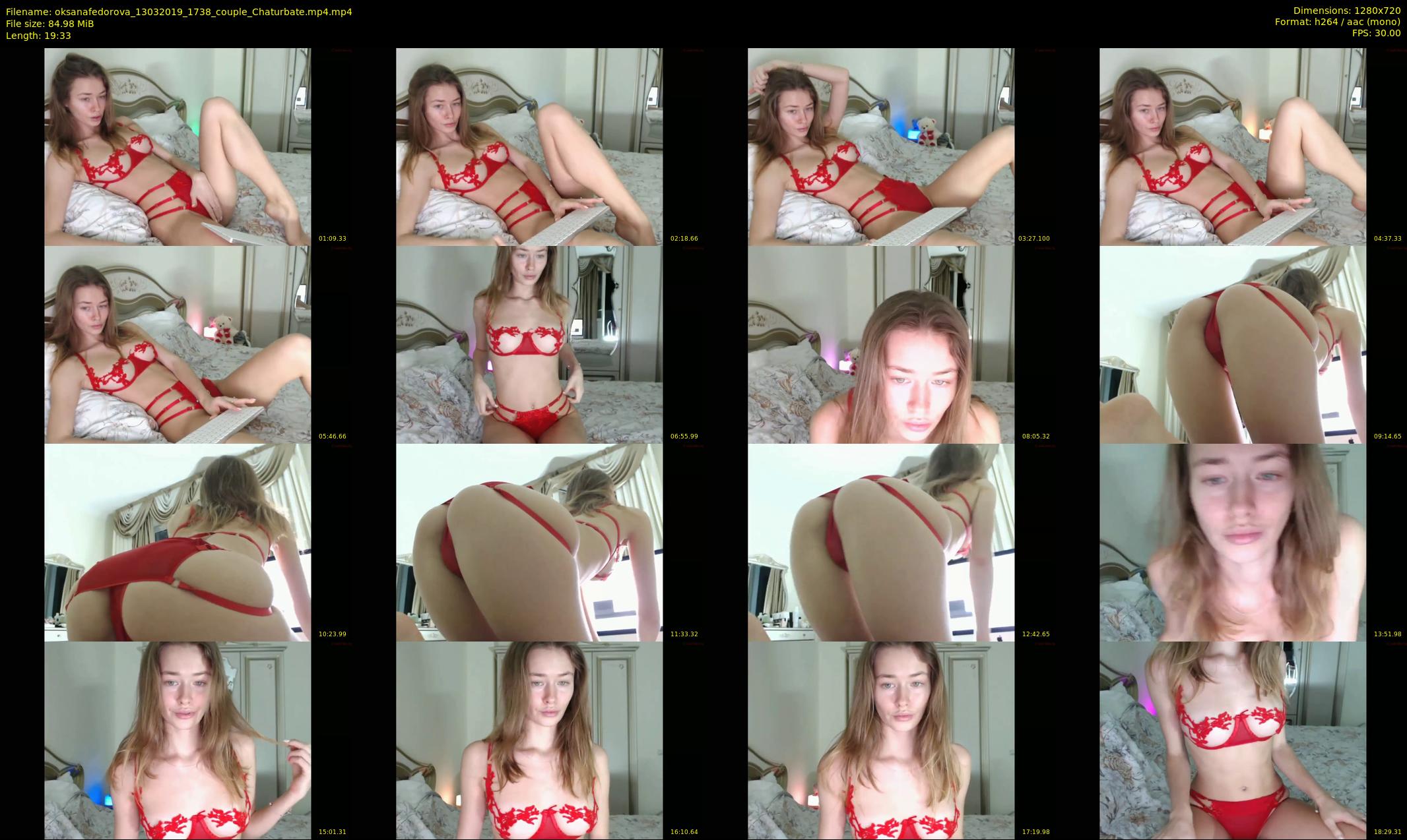 oksanafedorova — 20 minute Chaturbate female cam show recording, 720p, Mar 13, 2019